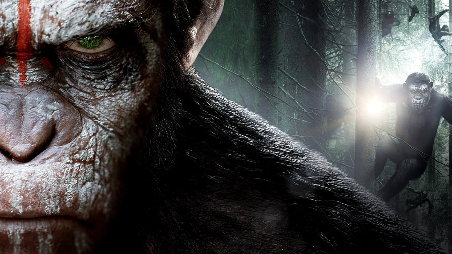 Dawn of the Planet of the Apes, Movie, 1080P, HD Wallpaper