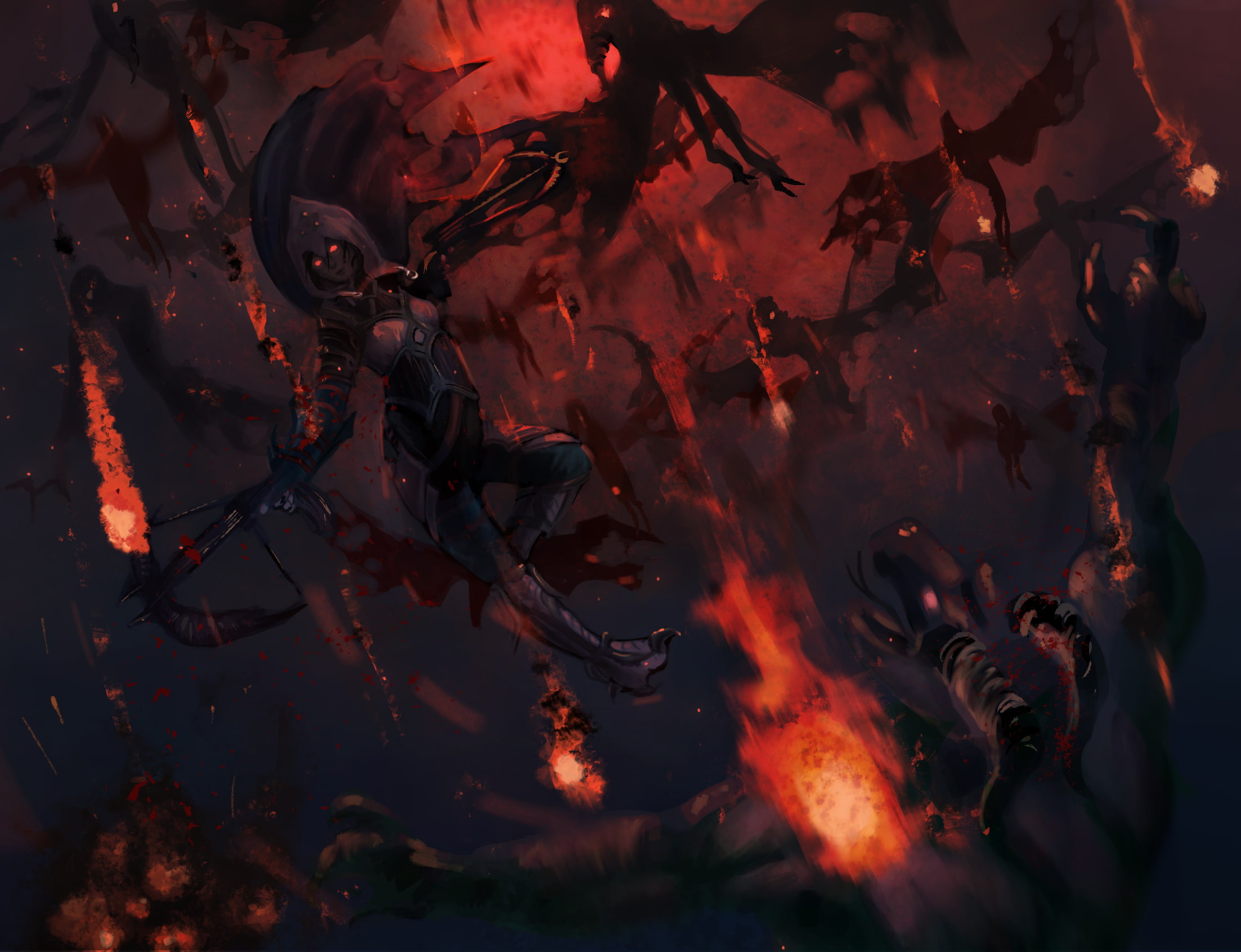 Demon Hunter (Diablo III), Diablo III, 1080P, Diablo, HD Wallpaper