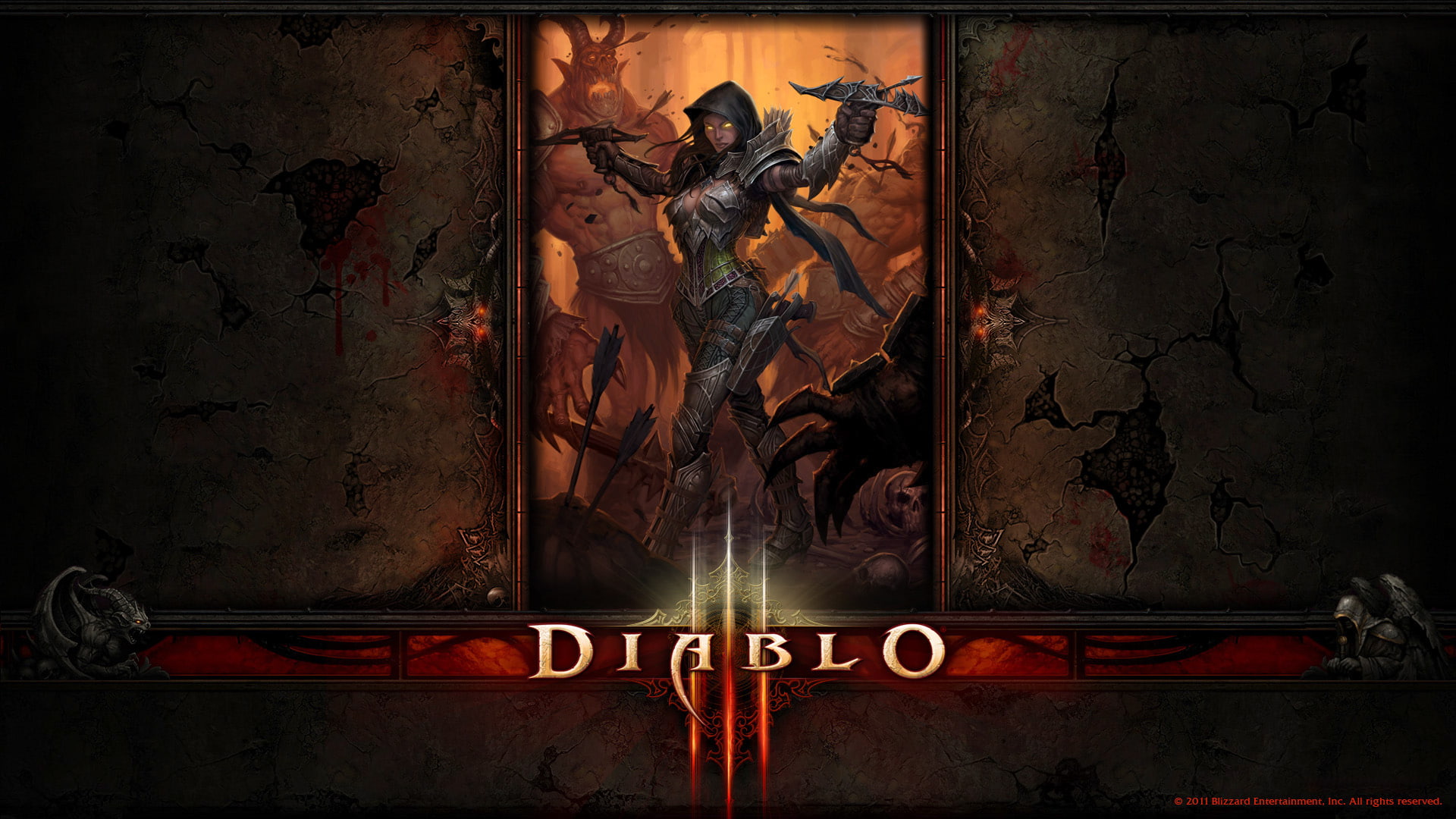 Diablo, 1080P, Diablo III, Demon Hunter (Diablo III), HD Wallpaper