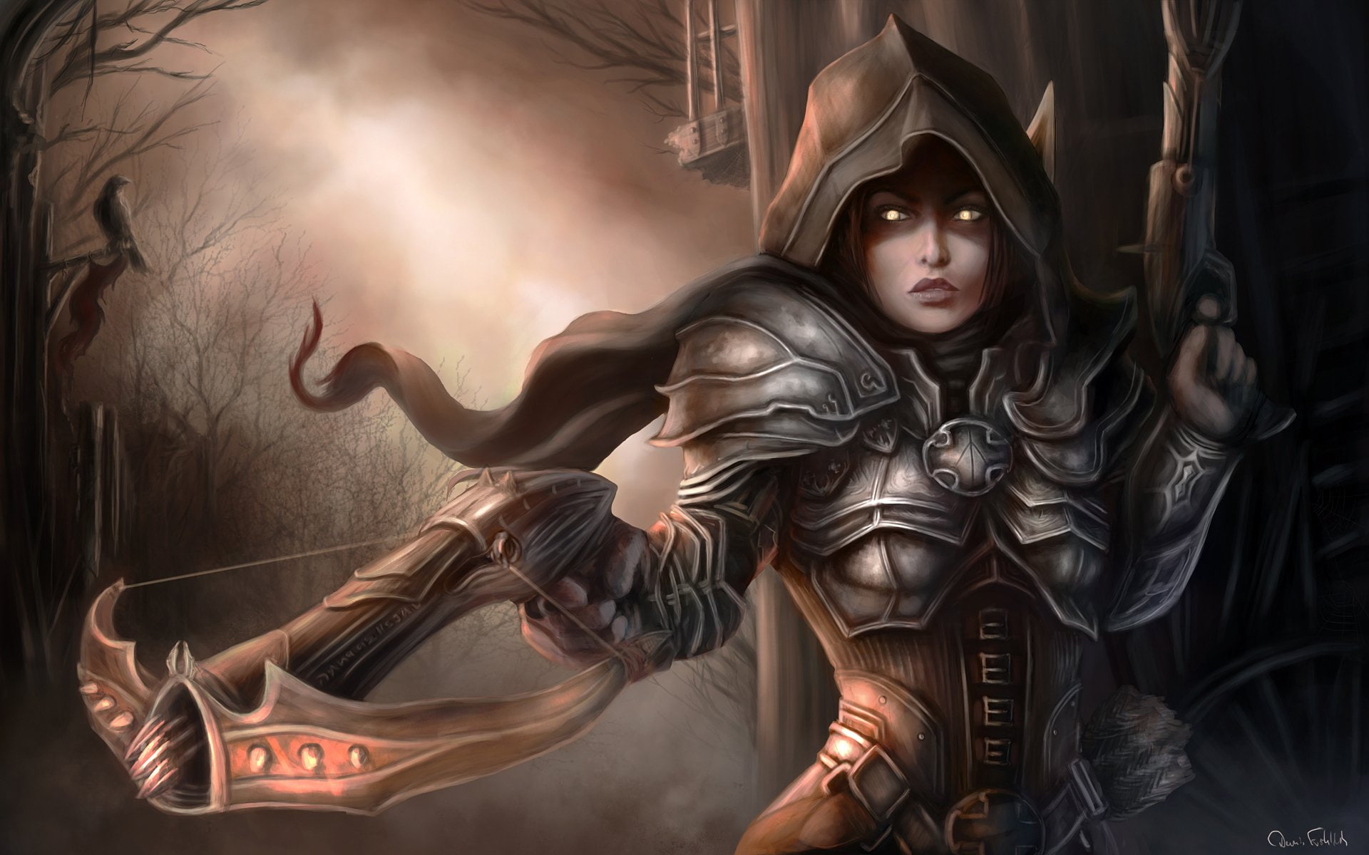 Demon Hunter (Diablo III), Diablo, Diablo III, 1080P, HD Wallpaper