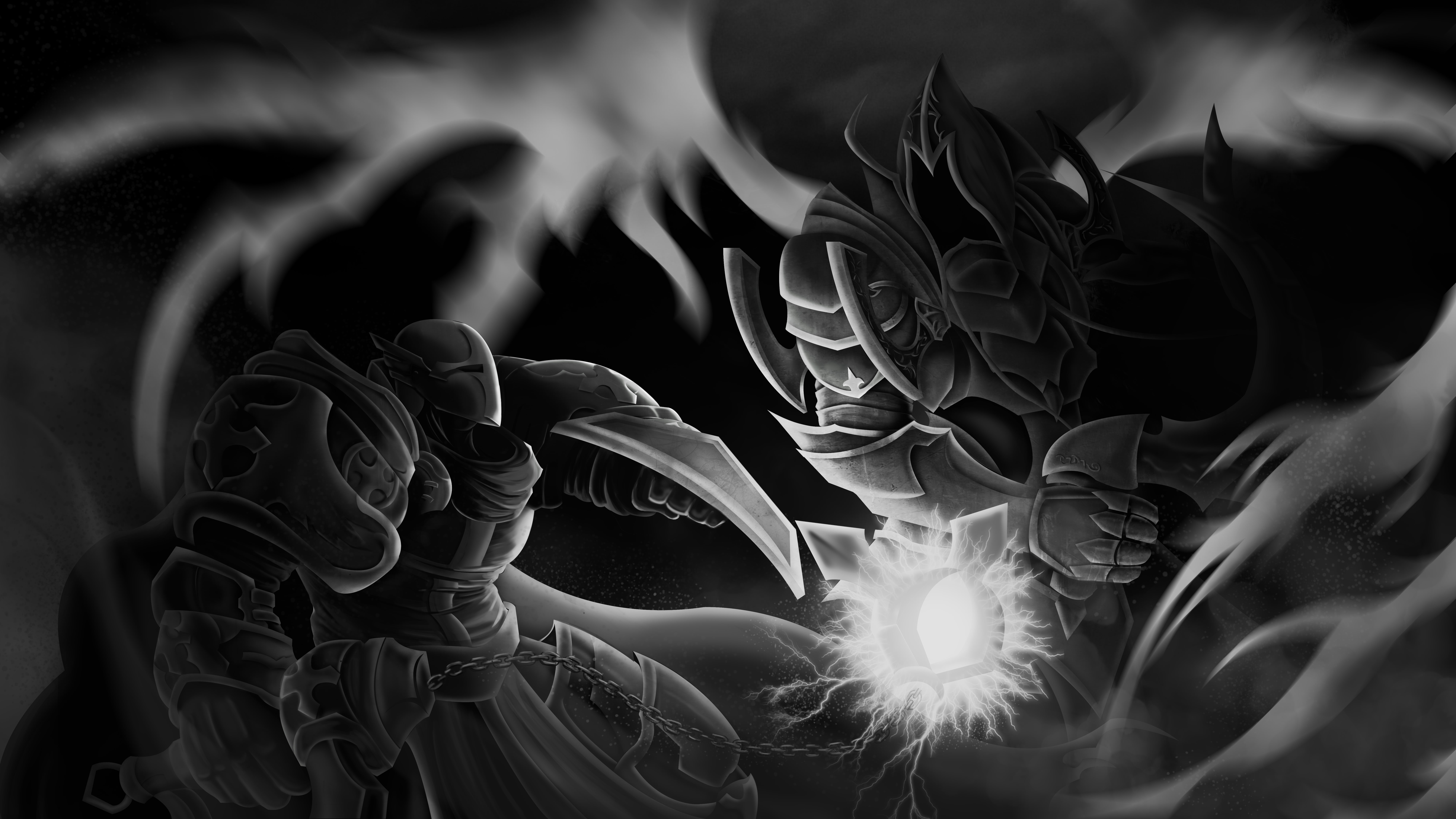 Diablo, 8K, Diablo III: Reaper Of Souls, Crusader (Diablo III), Malthael (Diablo III), HD Wallpaper