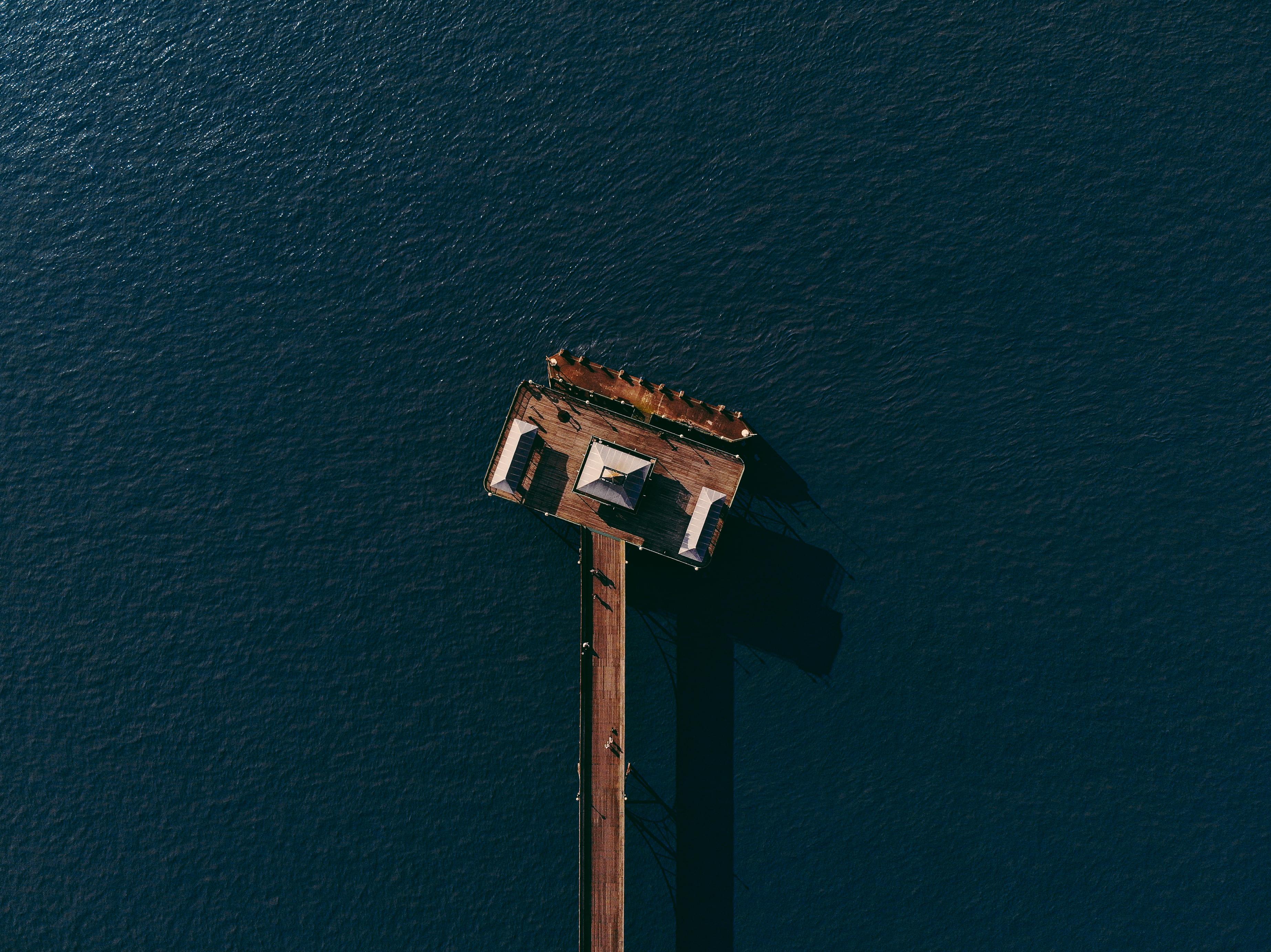 drone view, tranquility, landing, bristol, water, wooden pier, house, protection, built structure, no people, bird, beach, seaside, high angle view, clevedon, HD Wallpaper