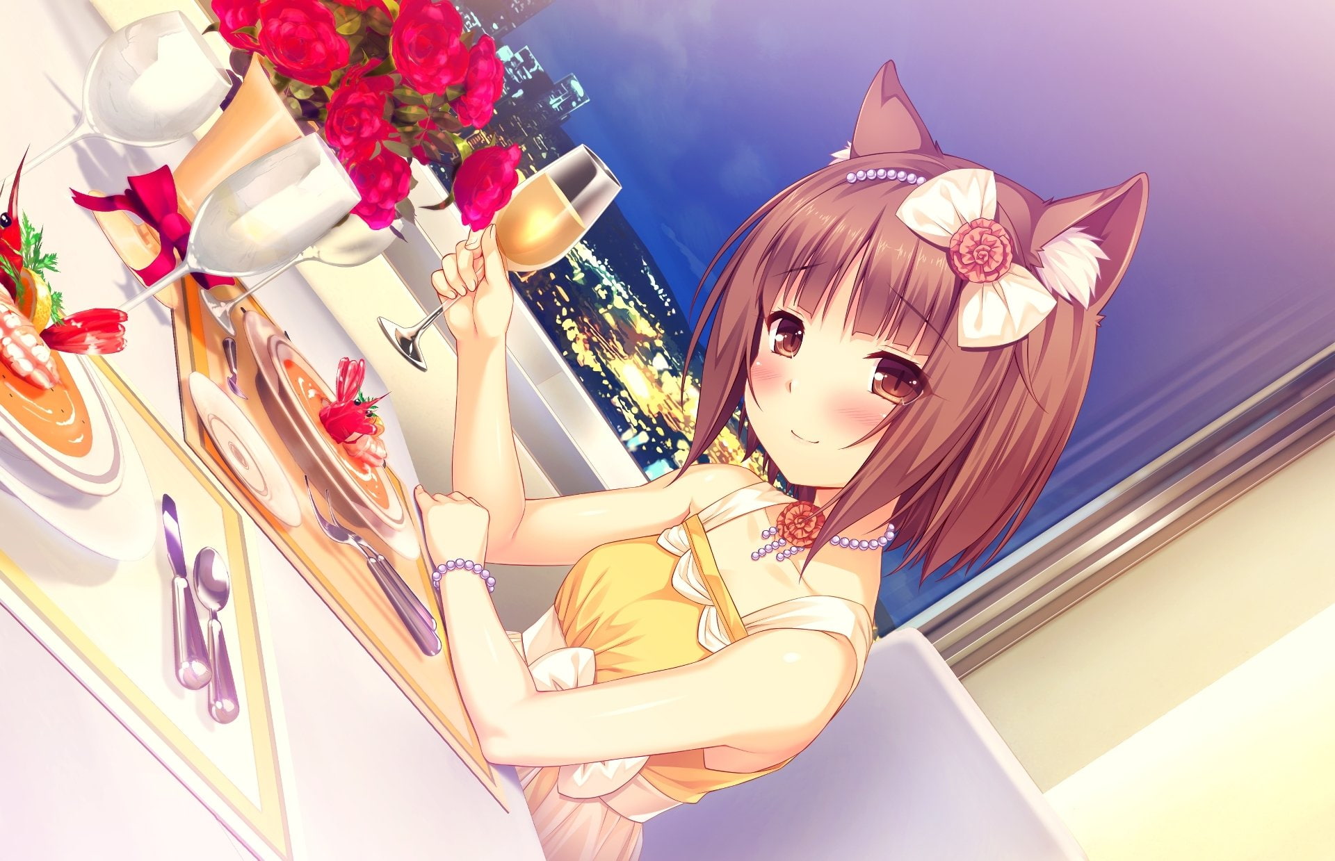 1080P, Nekopara, Azuki (Nekopara), Anime, HD Wallpaper