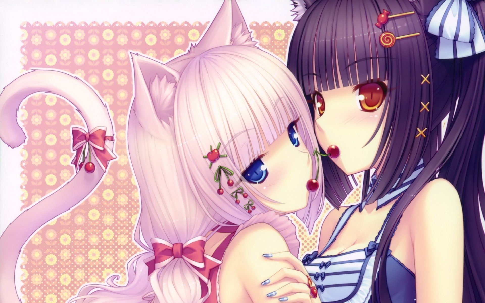 1080P, Vanilla (Nekopara), Chocola (Nekopara), Nekopara, Anime, HD Wallpaper