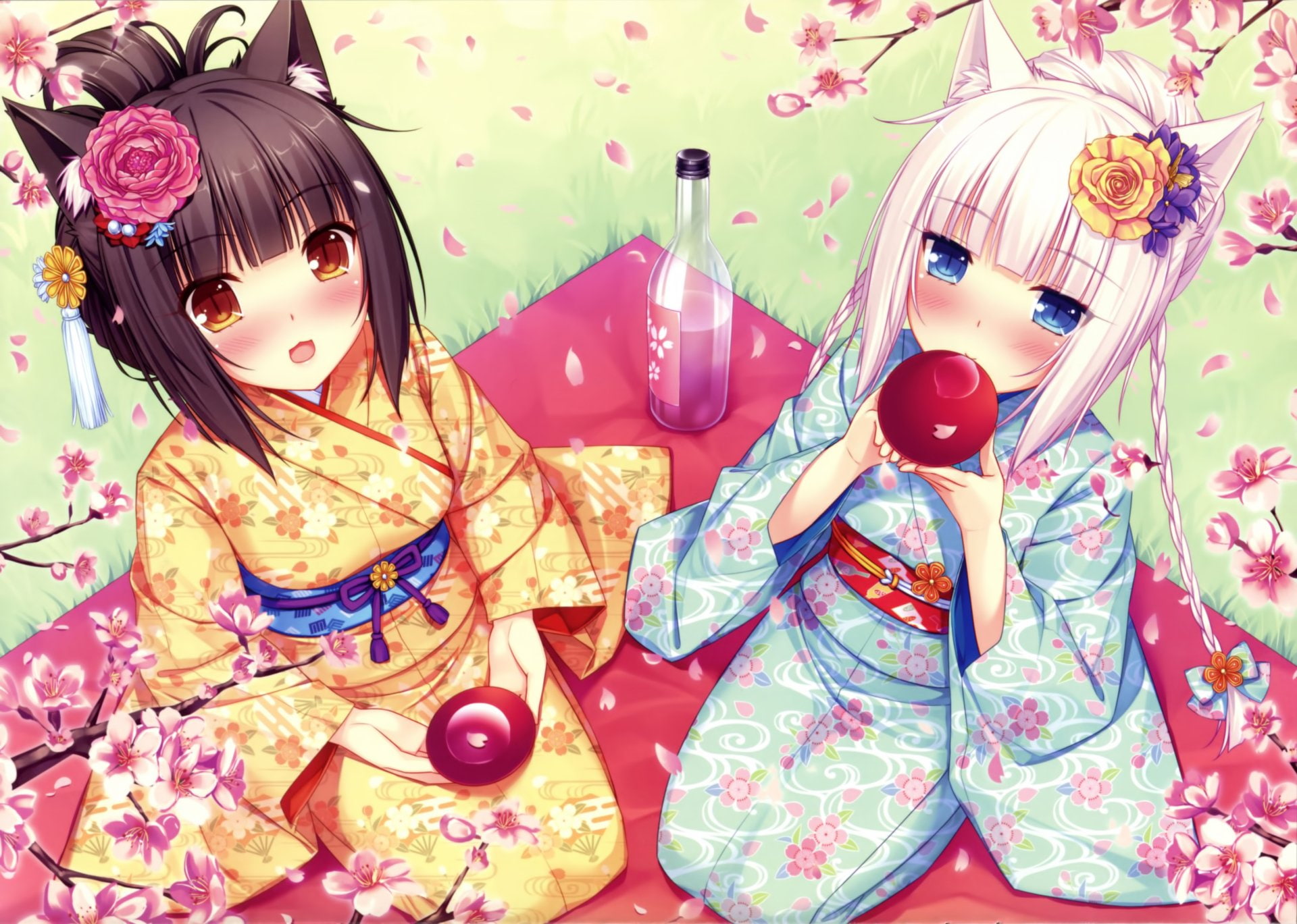 Anime, Nekopara, Chocola (Nekopara), Vanilla (Nekopara), 1080P, HD Wallpaper
