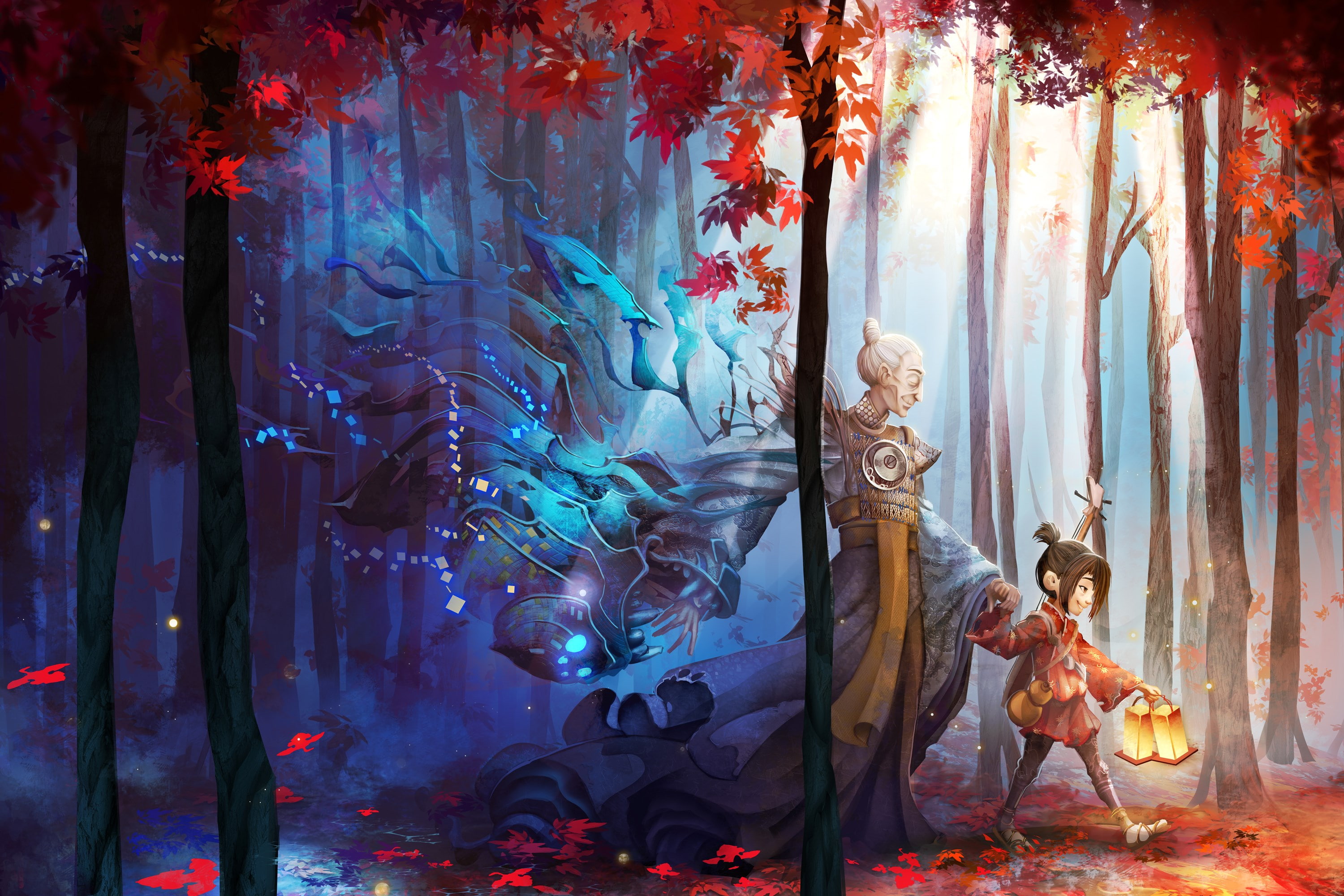 2K, kubo and the two strings, HD Wallpaper