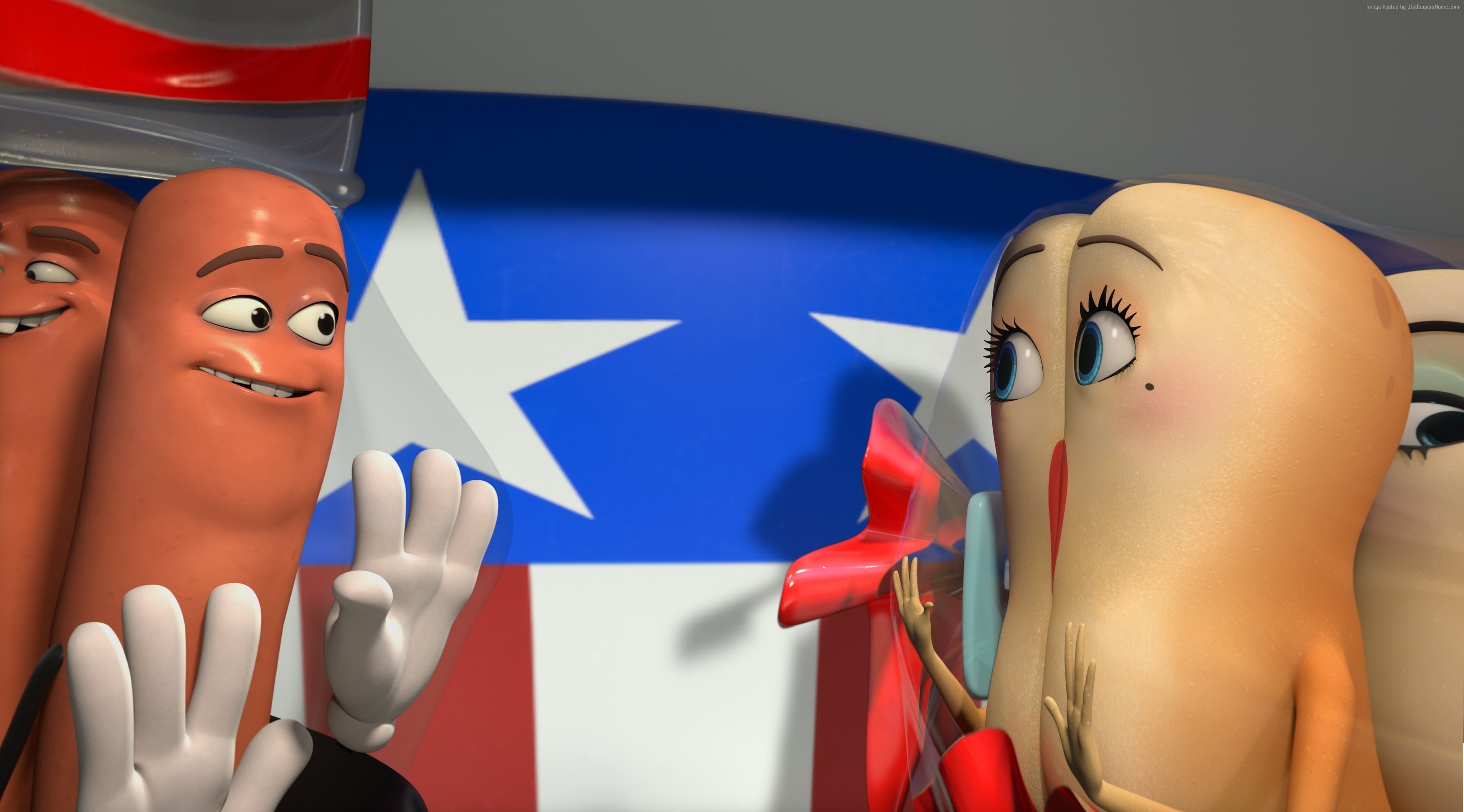 Sausage Party, 2K, best animation movies of 2016, HD Wallpaper