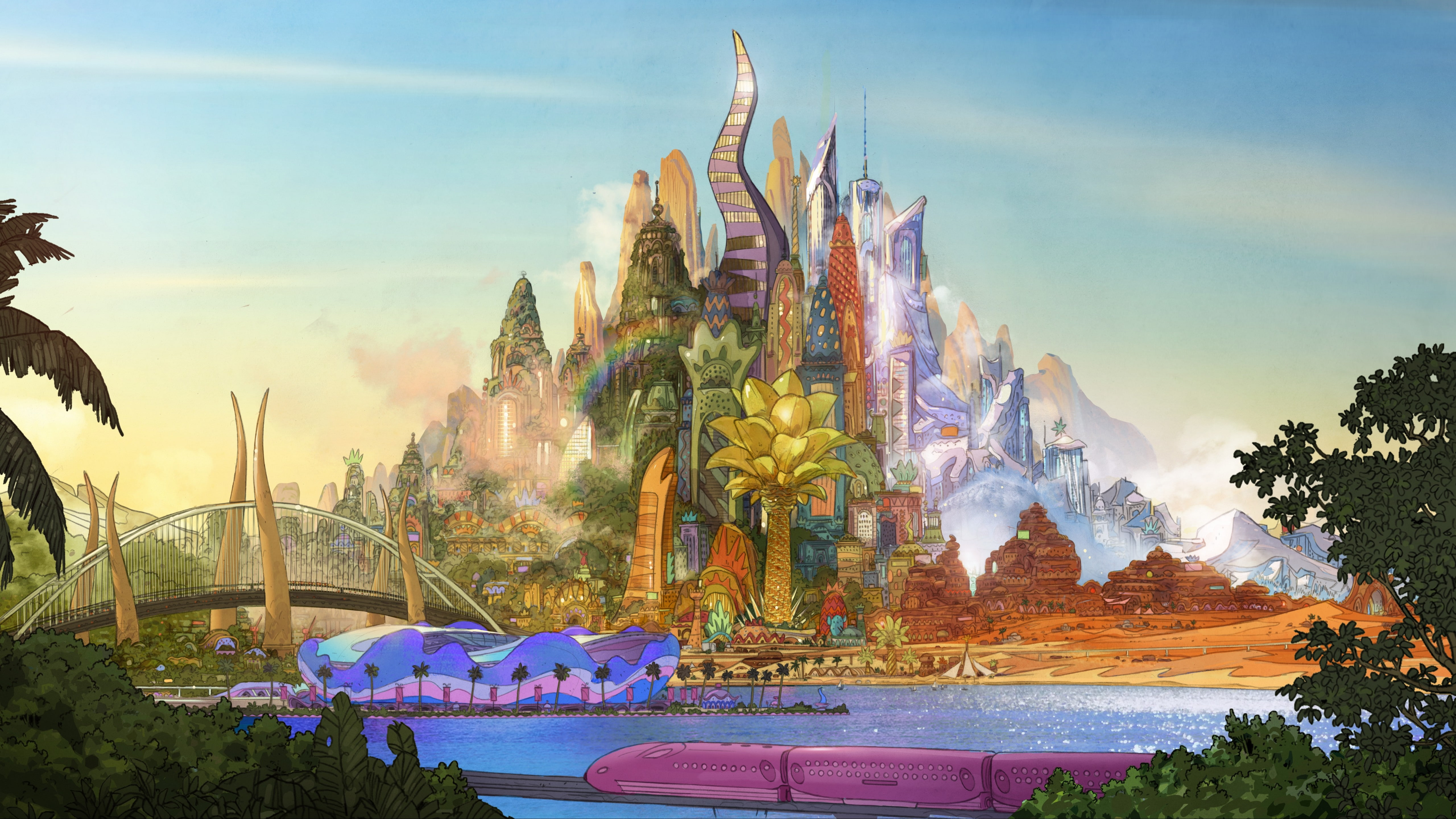 Zootopia, cartoon, Best Animation Movies of 2016, 5K, HD Wallpaper
