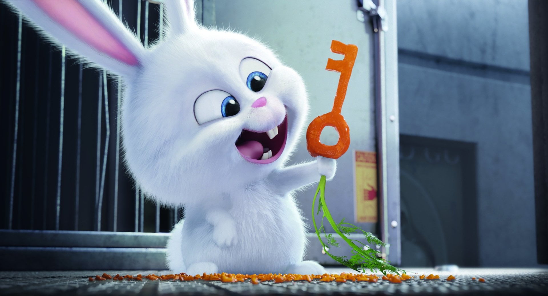 one animal, domestic animals, domestic cat, mouth open, mammal, white color, pets, feline, Movie, The Secret Life of Pets, focus on foreground, food, animal, HD Wallpaper