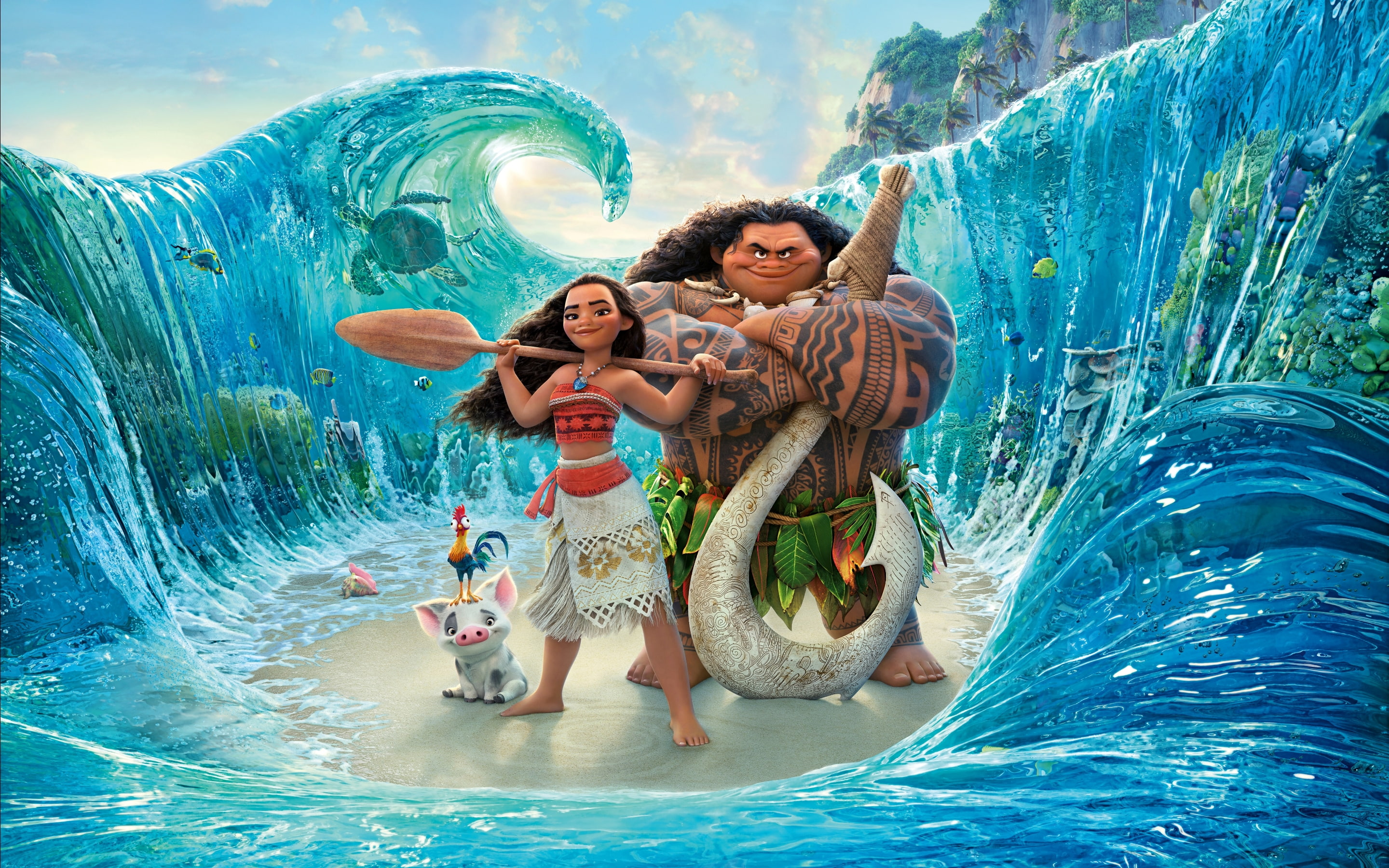 family, looking at camera, hd, 2016 movies, 4k, togetherness, outdoors, smiling, nature, women, happiness, adult, animated movies, full length, positive emotion, HD Wallpaper