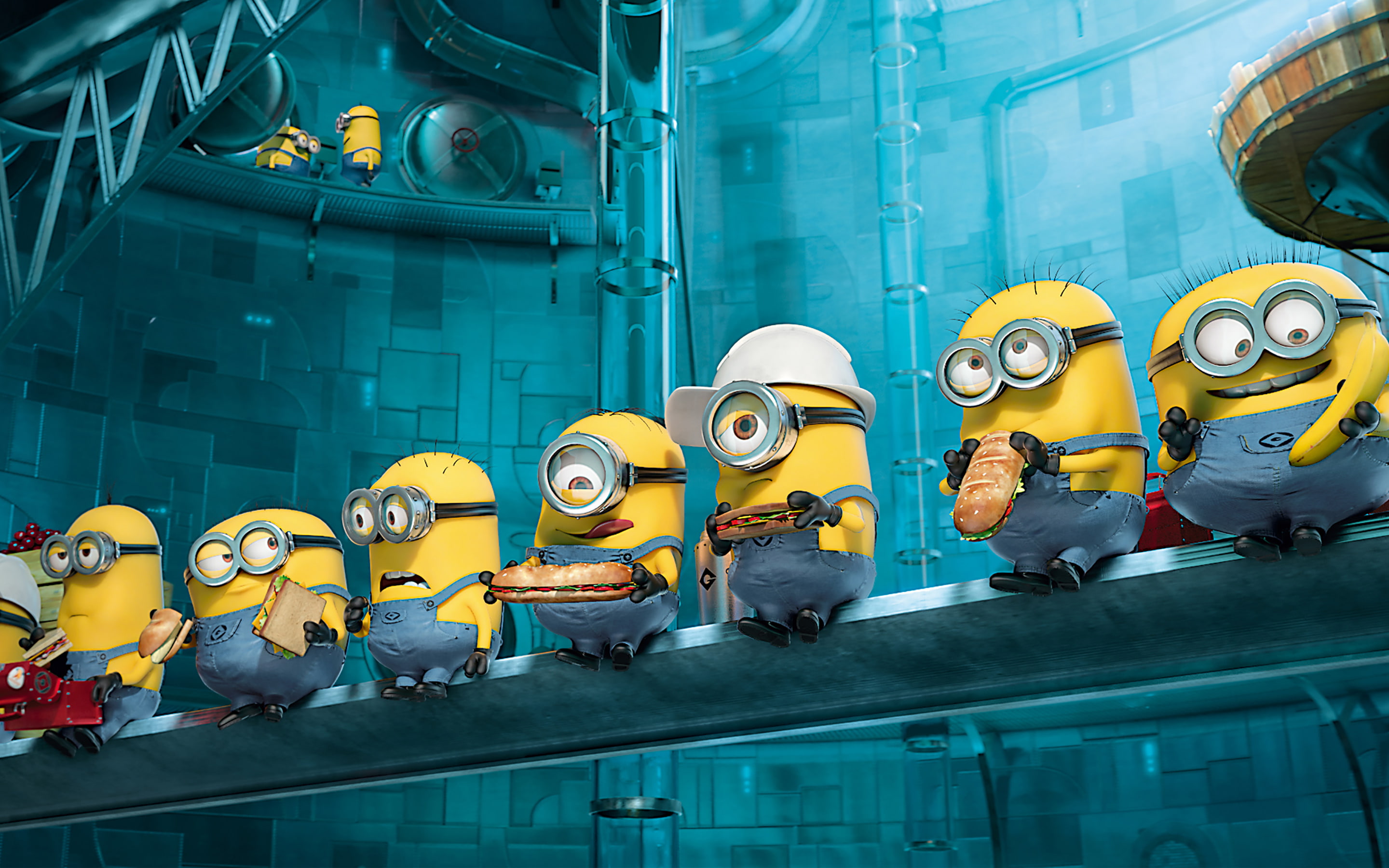 paradise, minions, despicable, 2K, HD Wallpaper