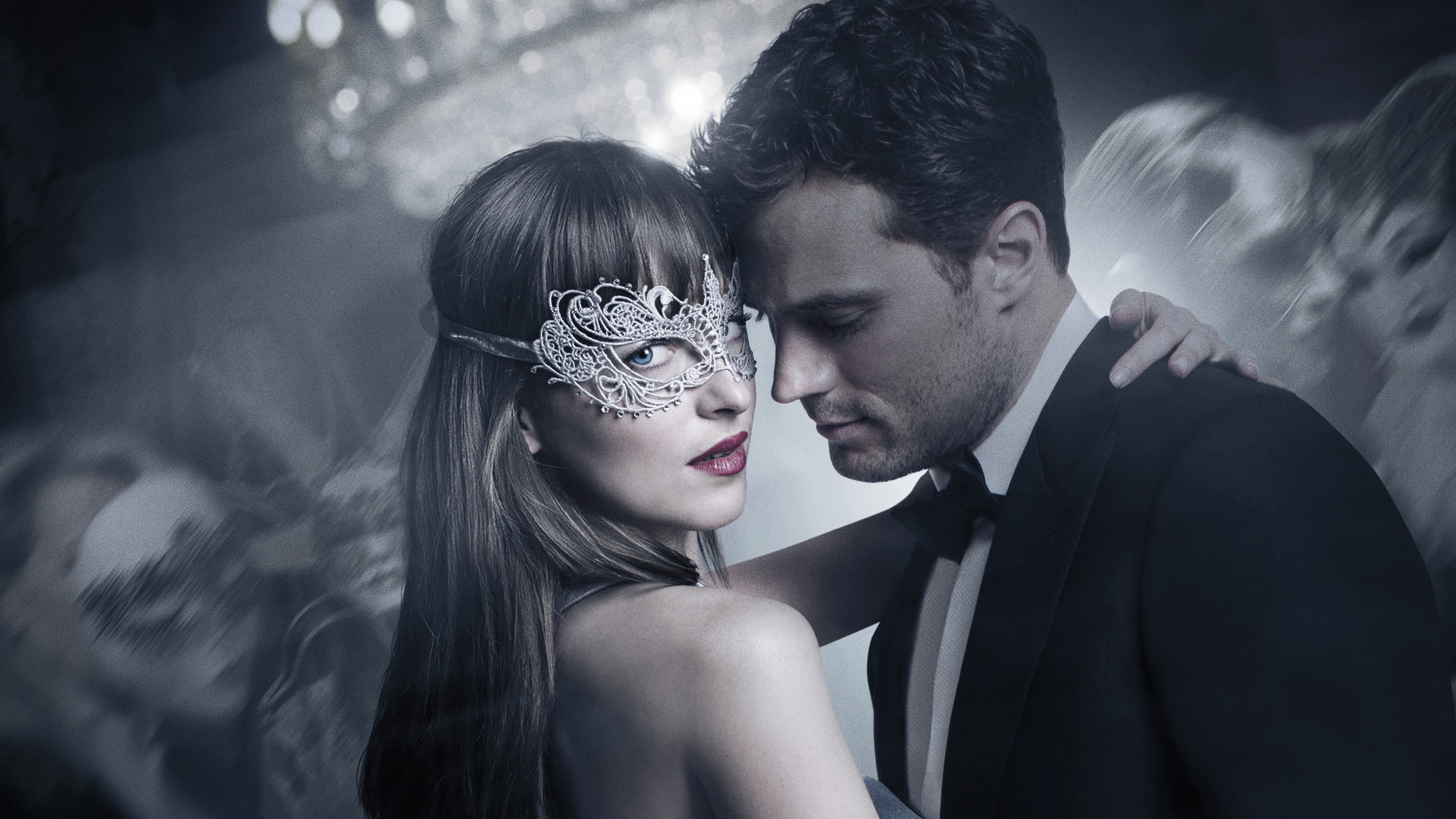 2017 movies, fifty shades darker, movies, men, dakota johnson, love, young women, event, young men, adult, young couple, 4k, women, jamie dornan, celebration, HD Wallpaper