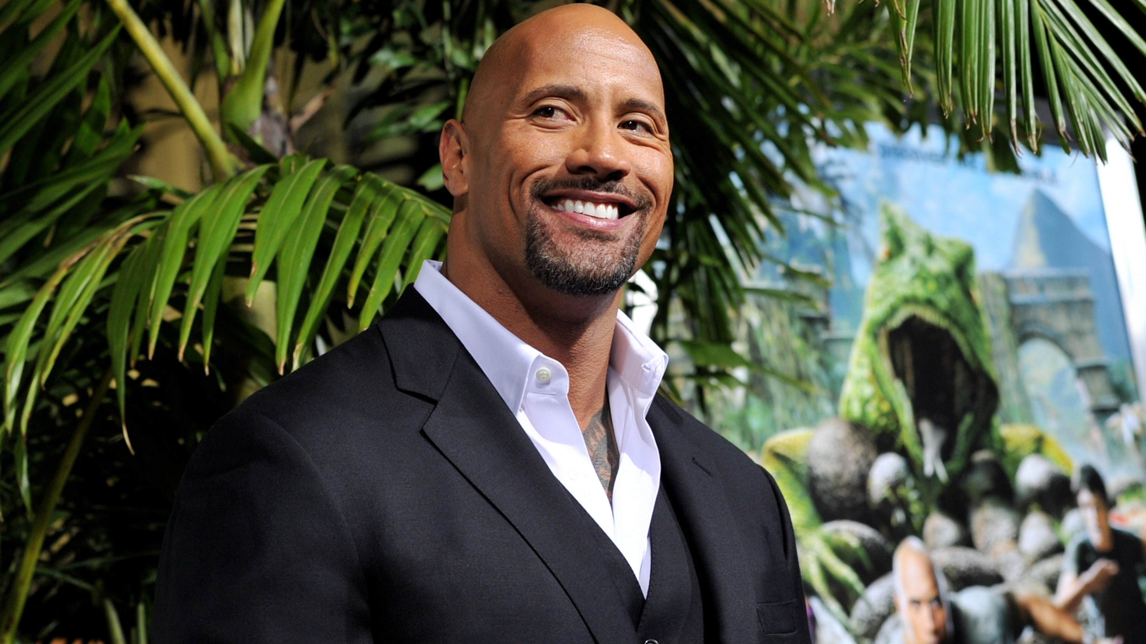Most Popular Celebs in 2015, 4K, wrestler, San Andreas, Furious 7, Dwayne Johnson, producer, actor, Transformers 5 2016, HD Wallpaper