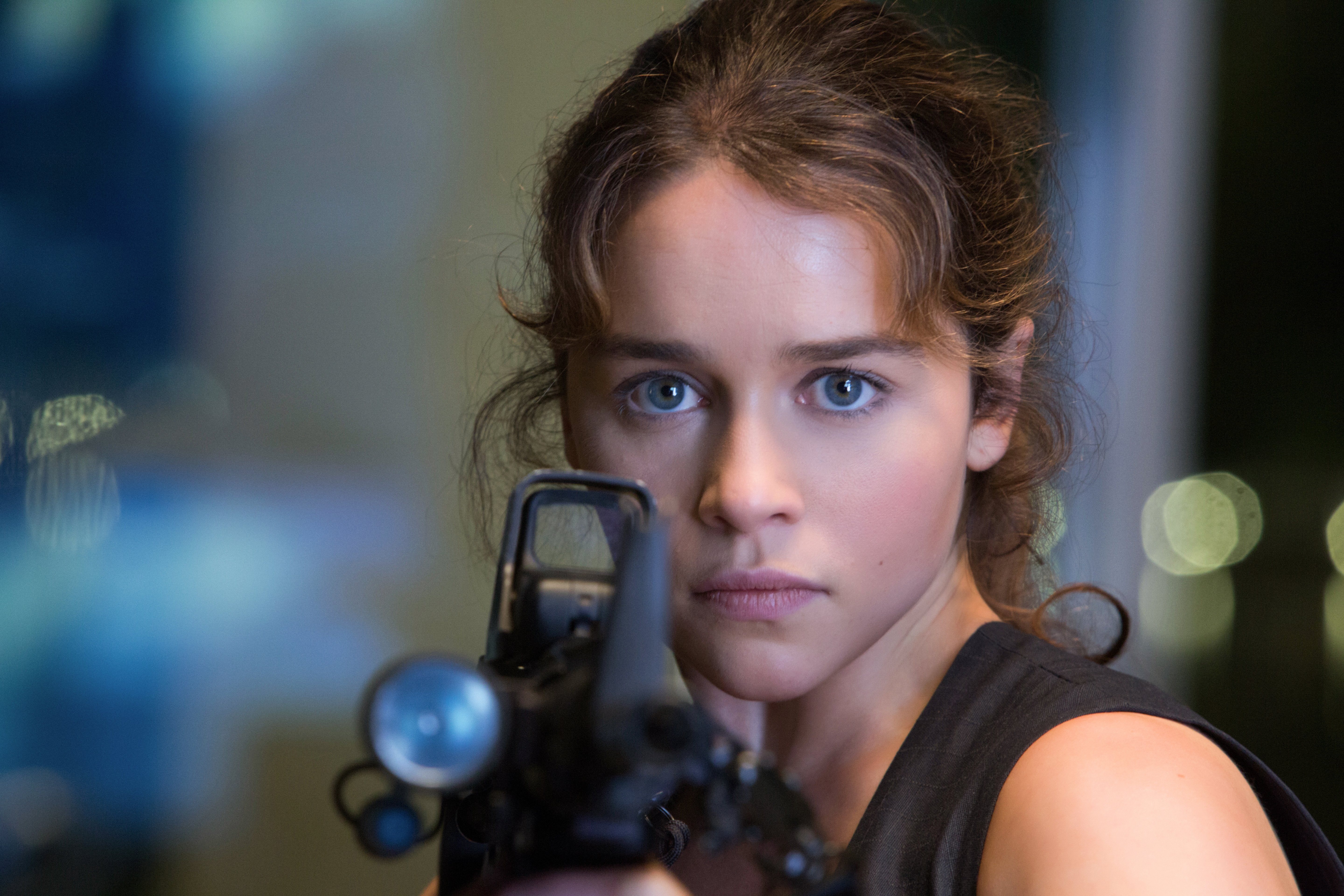 Emilia Clarke, Terminator, Sarah Connor, Terminator Genisys, 5K, HD Wallpaper