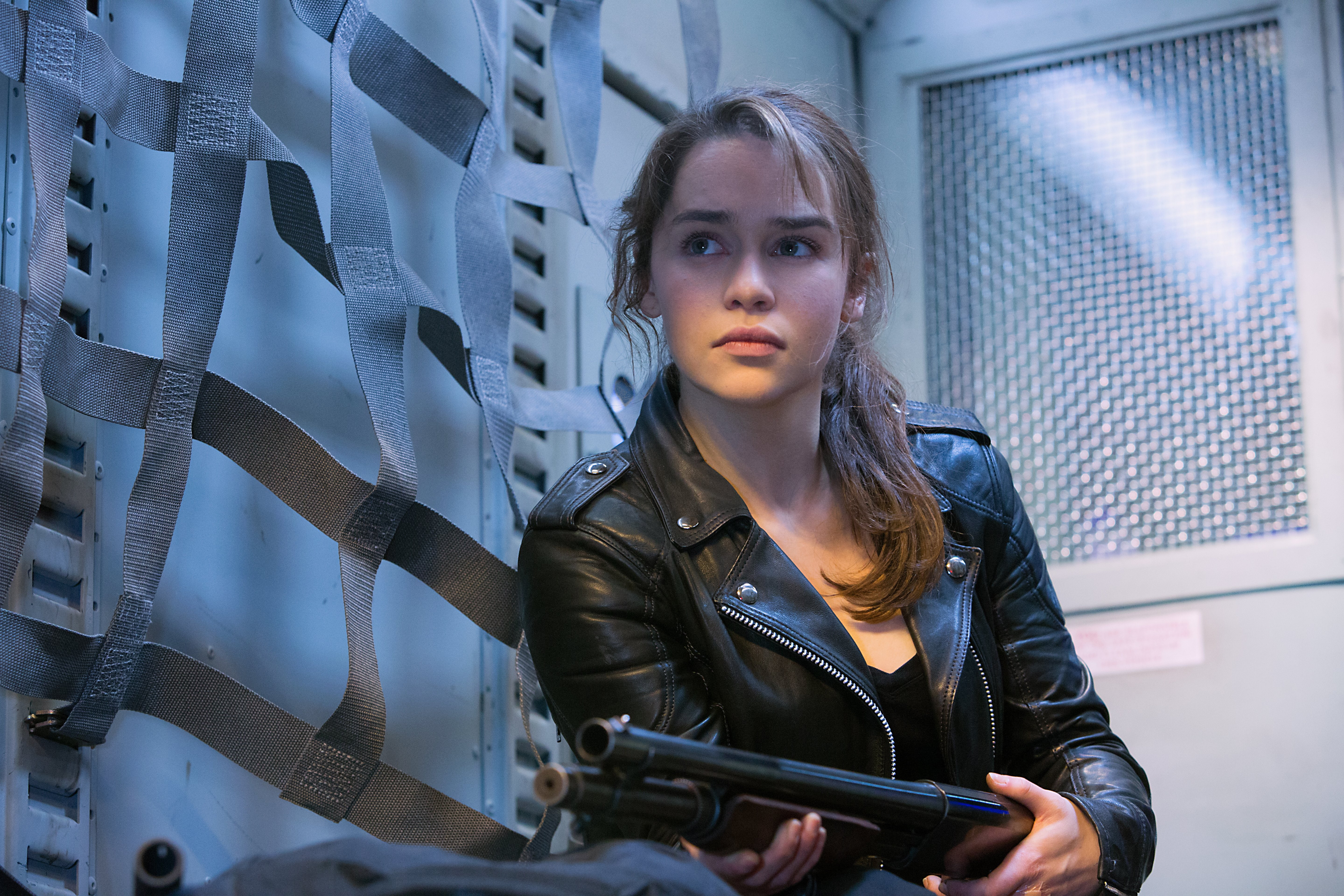 Sarah Connor, 5K, Emilia Clarke, Terminator Genisys, HD Wallpaper