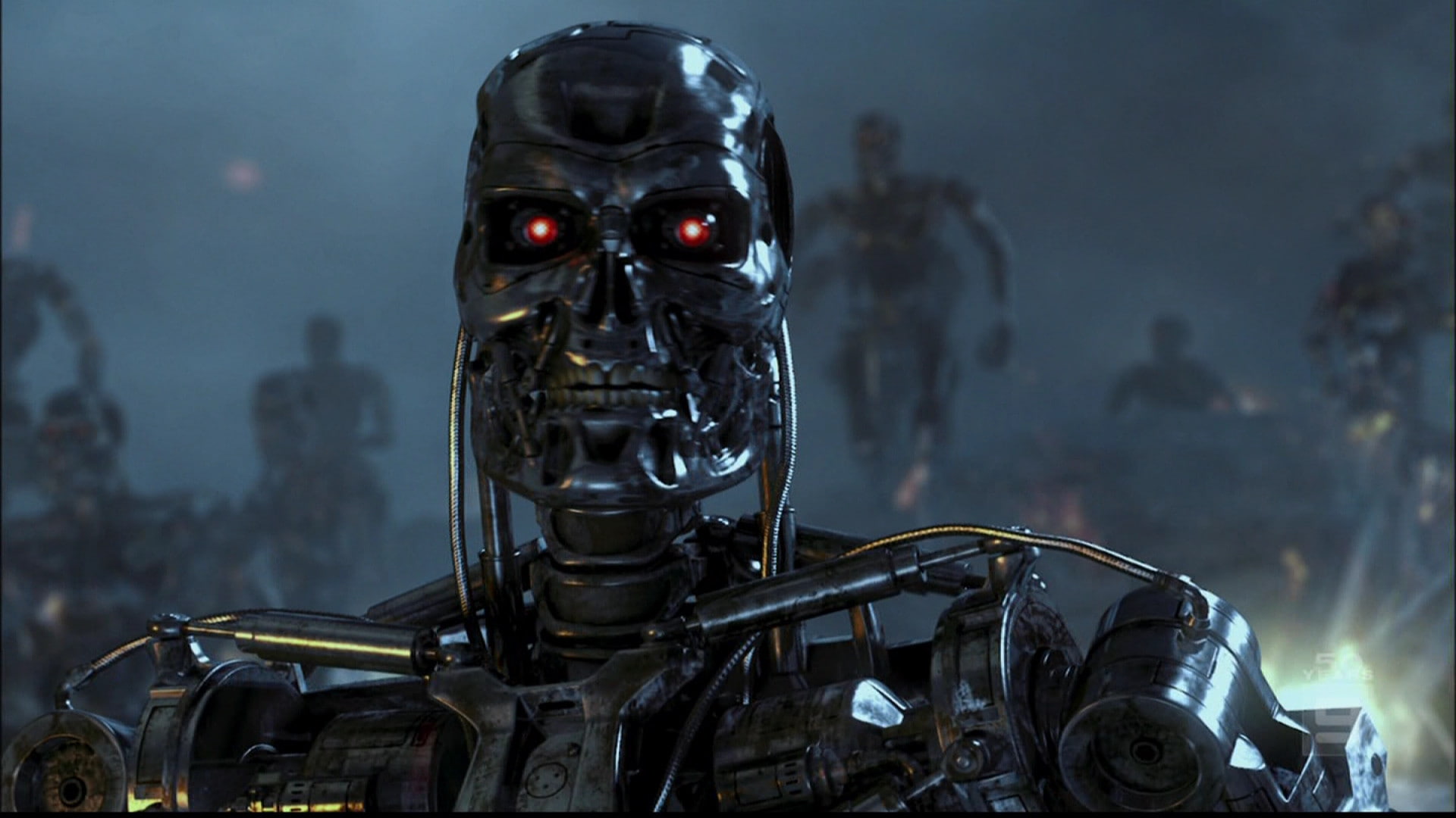 sci fi, 1080P, cyborg, action, thriller, robot, warrior, terminator, HD Wallpaper