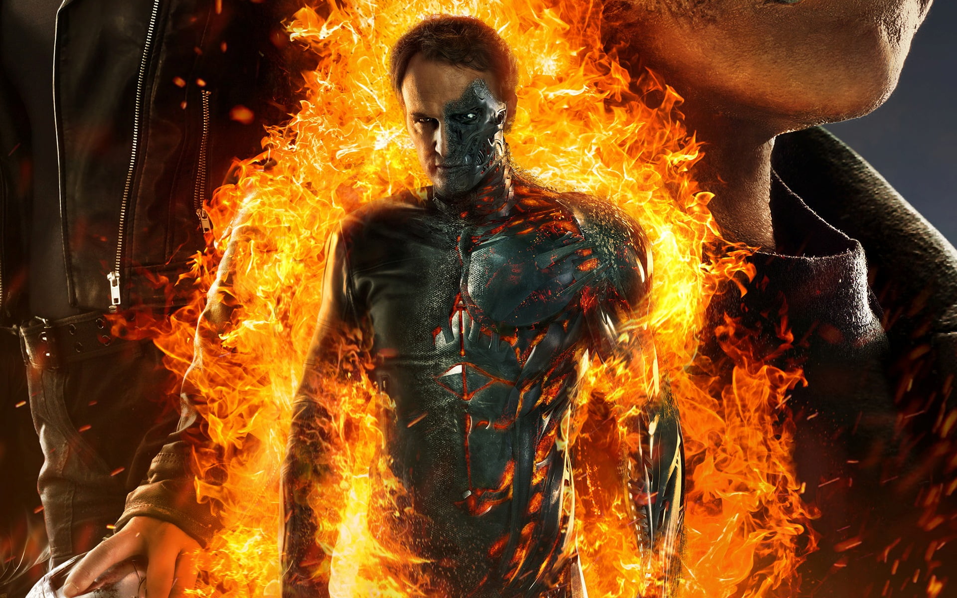 reese, sign, warning sign, holding, kyle, 2015, nature, terminator, real people, communication, heat - temperature, fire, one person, man, three quarter length, HD Wallpaper