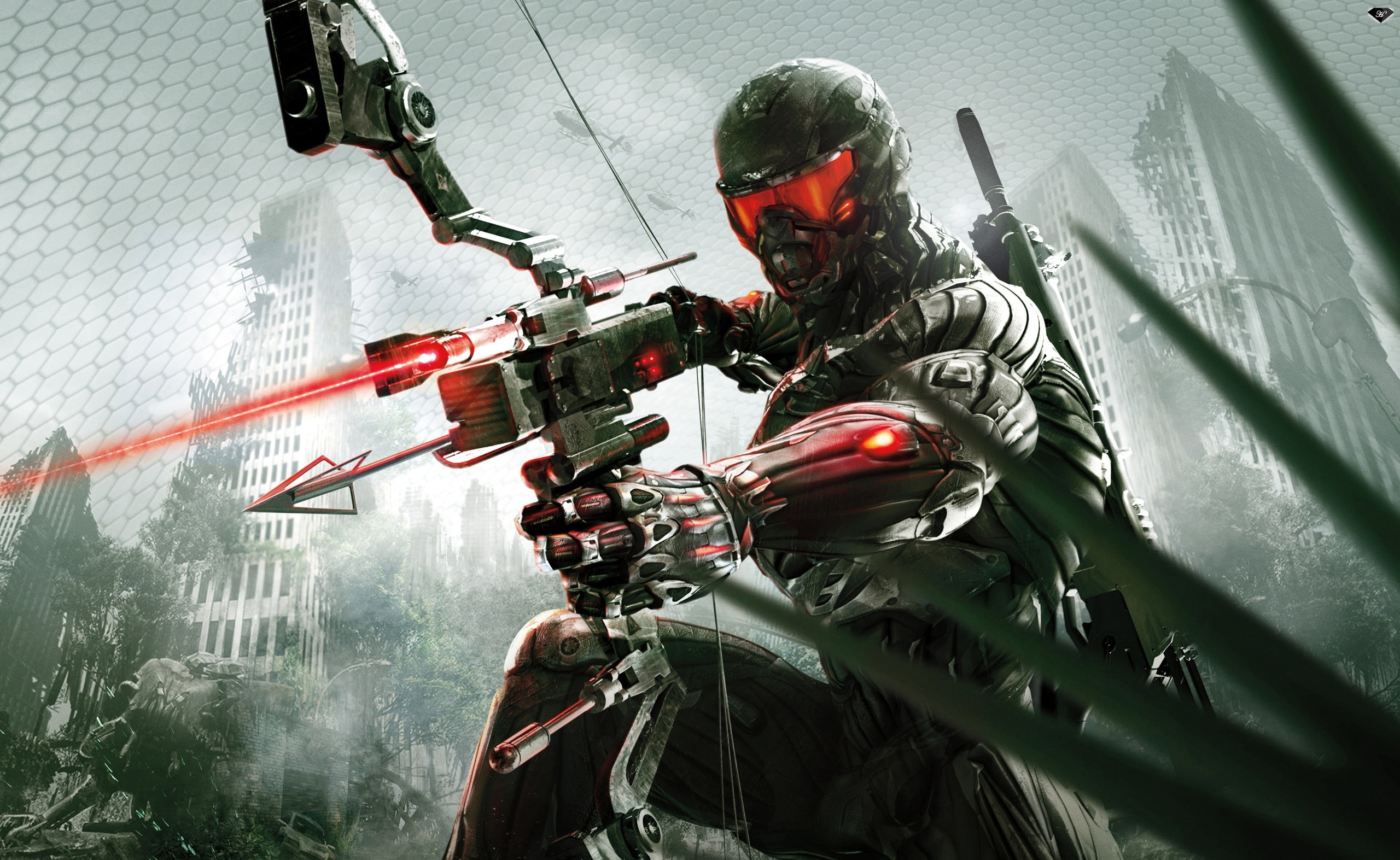 men, Games, black, gun, war, 2013, weapon, mid adult men, people, adult, video game, armed forces, Crysis, conflict, clothing, holding, nature, HD Wallpaper