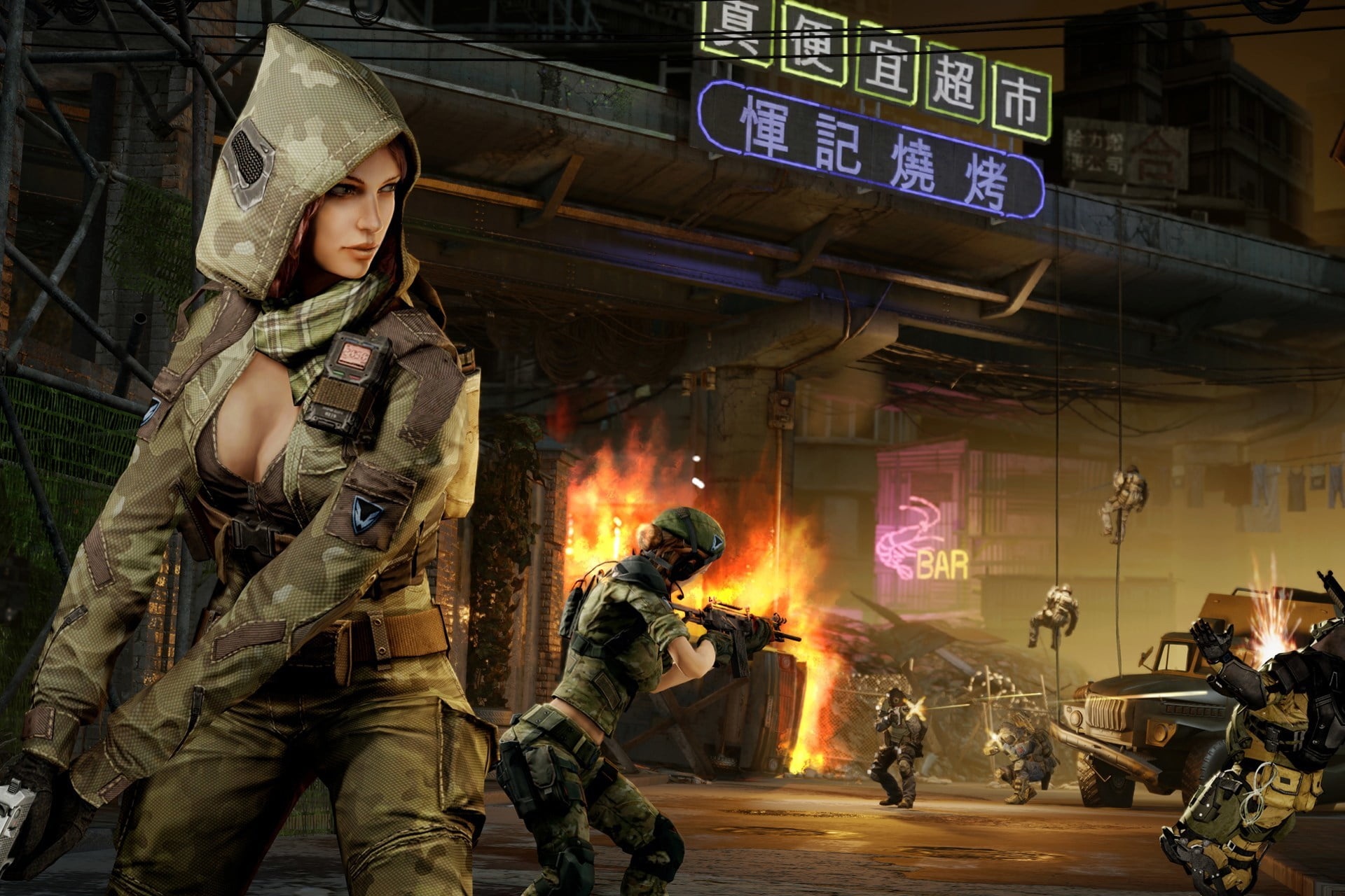 squad, home, real people, clothing, computer, communication, protection, game, government, soldiers, weapon, war, digital, Blackwood, conflict, architecture, HD Wallpaper