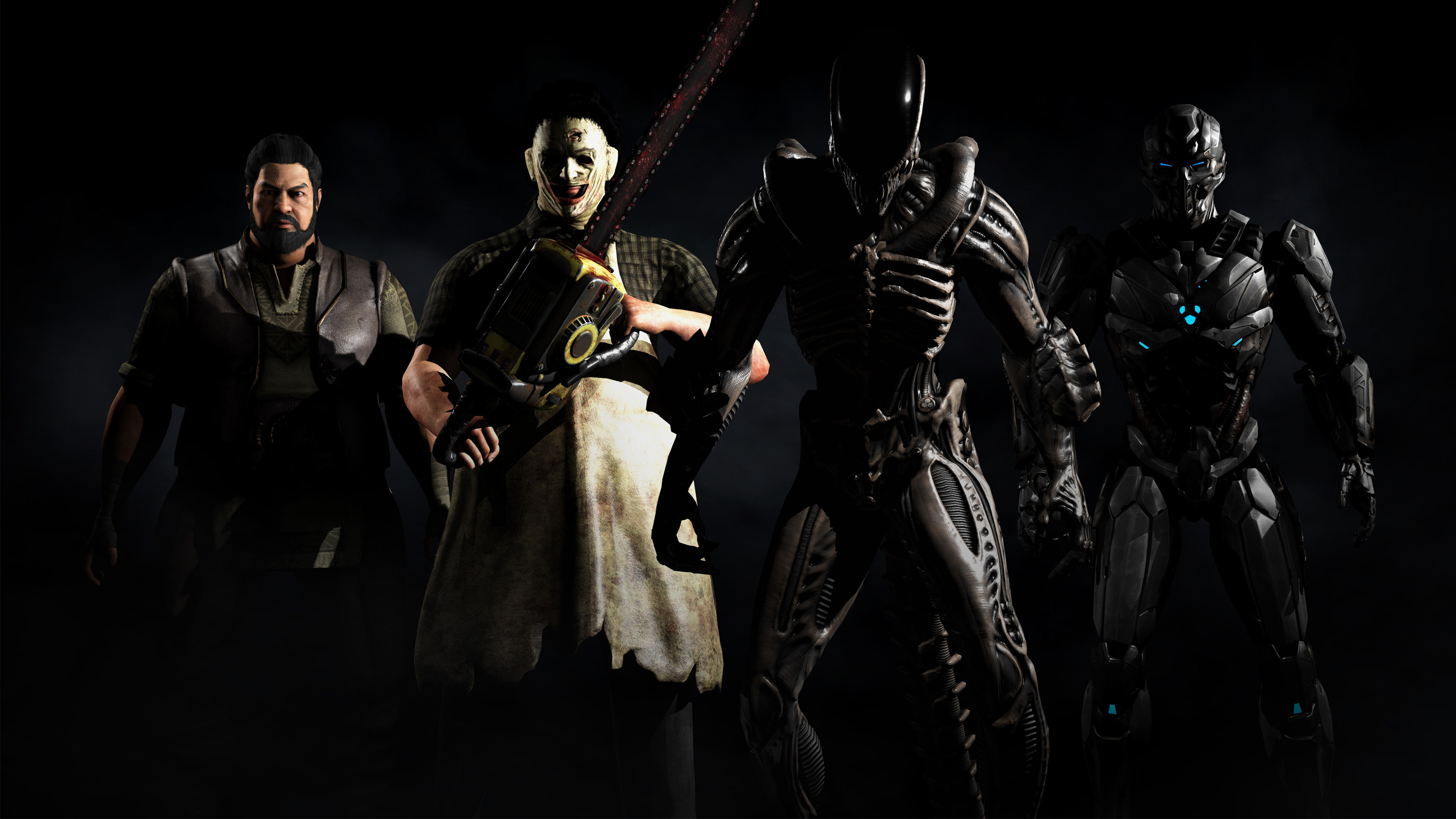 Mortal, Pack, 4K, x, Kombat, HD Wallpaper