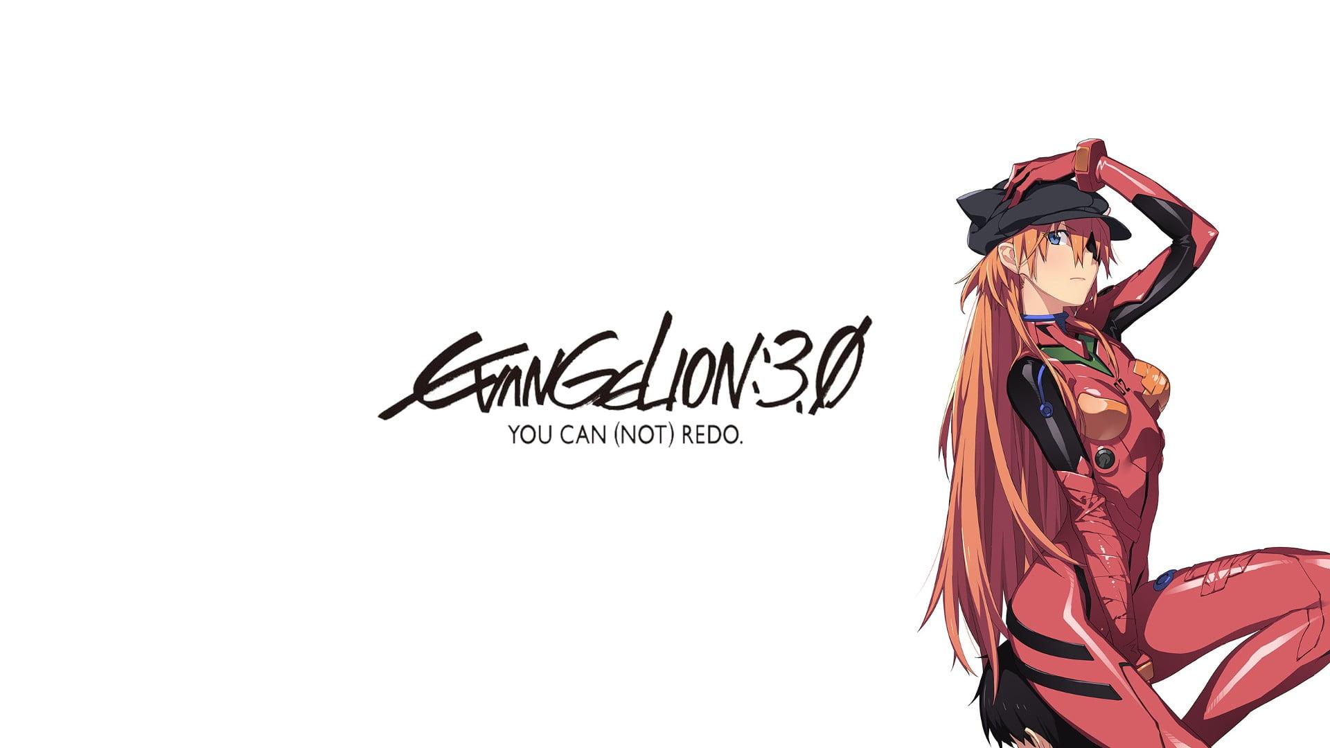 copy space, nature, human representation, male likeness, white background, Asuka Langley Soryu, anime girls, studio shot, western script, 1080P, anime, HD Wallpaper