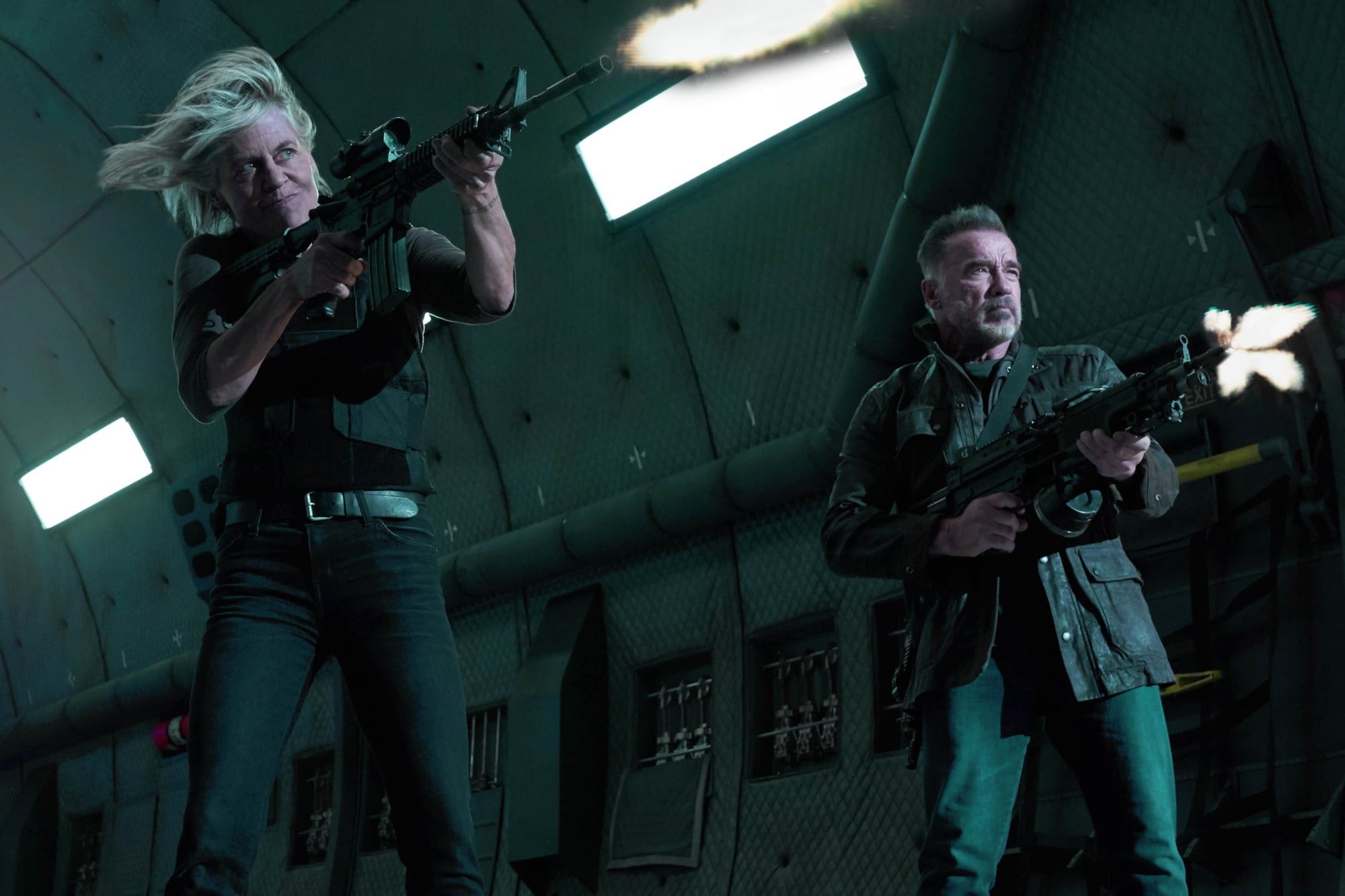 1080P, Linda Hamilton, Sarah Connor, Arnold Schwarzenegger, Terminator: Dark Fate, Terminator, HD Wallpaper