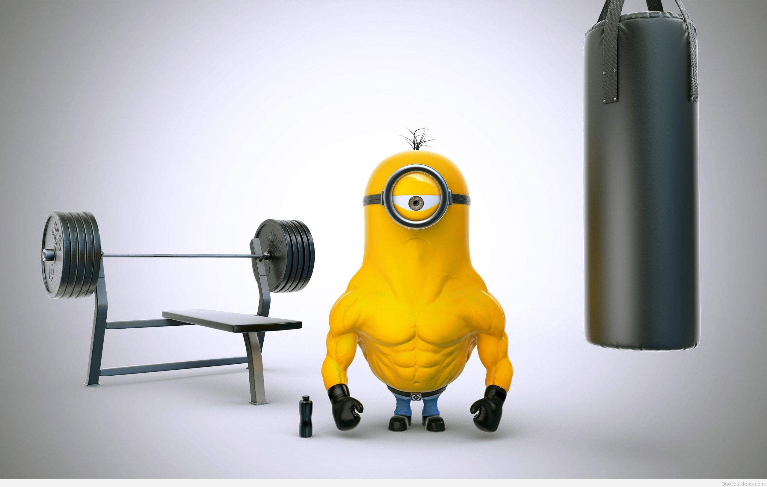 bizarre, movies, cartoons, gray, no people, representation, funny, indoors, retro styled, minions, figurine, copy space, toy, male likeness, studio shot, HD Wallpaper