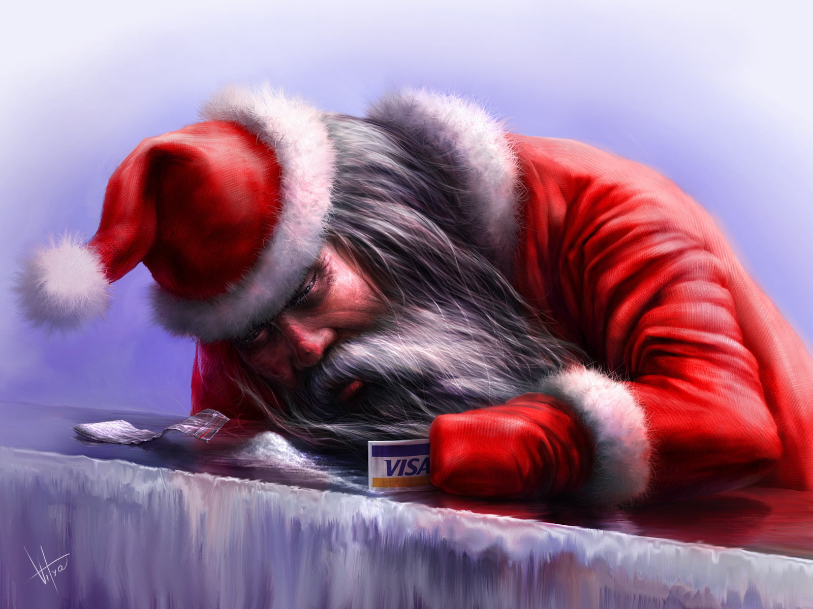 red, sadness, portrait, outdoors, young adult, Santa, holding, one person, communication, man, day, humor, illustration, headshot, fur, pets, santa Claus, HD Wallpaper