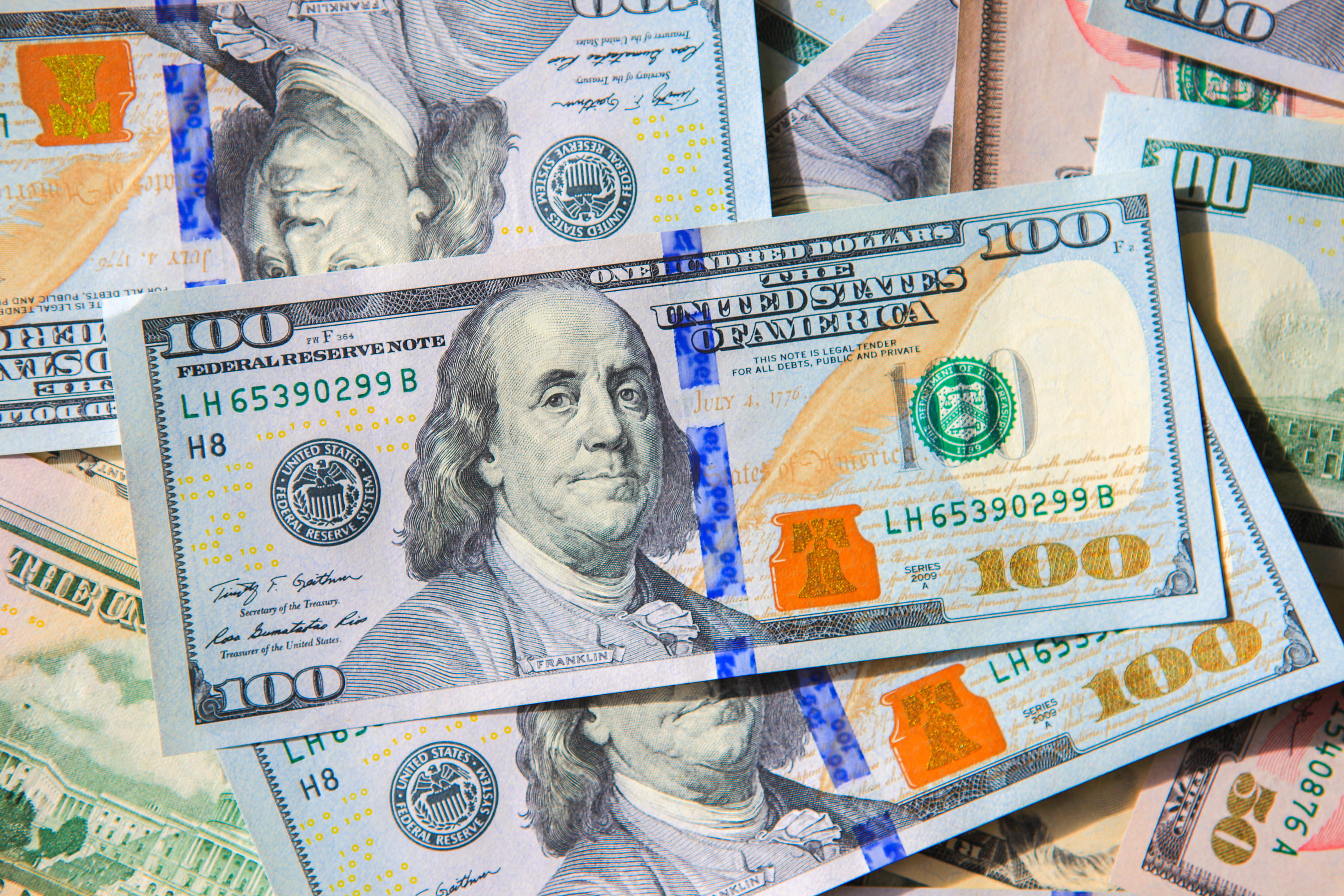 design, financial, currency, money, corporate business, paper currency, backgrounds, wealth, 100, consumerism, many, exchange rate, usa, cash, full frame, HD Wallpaper