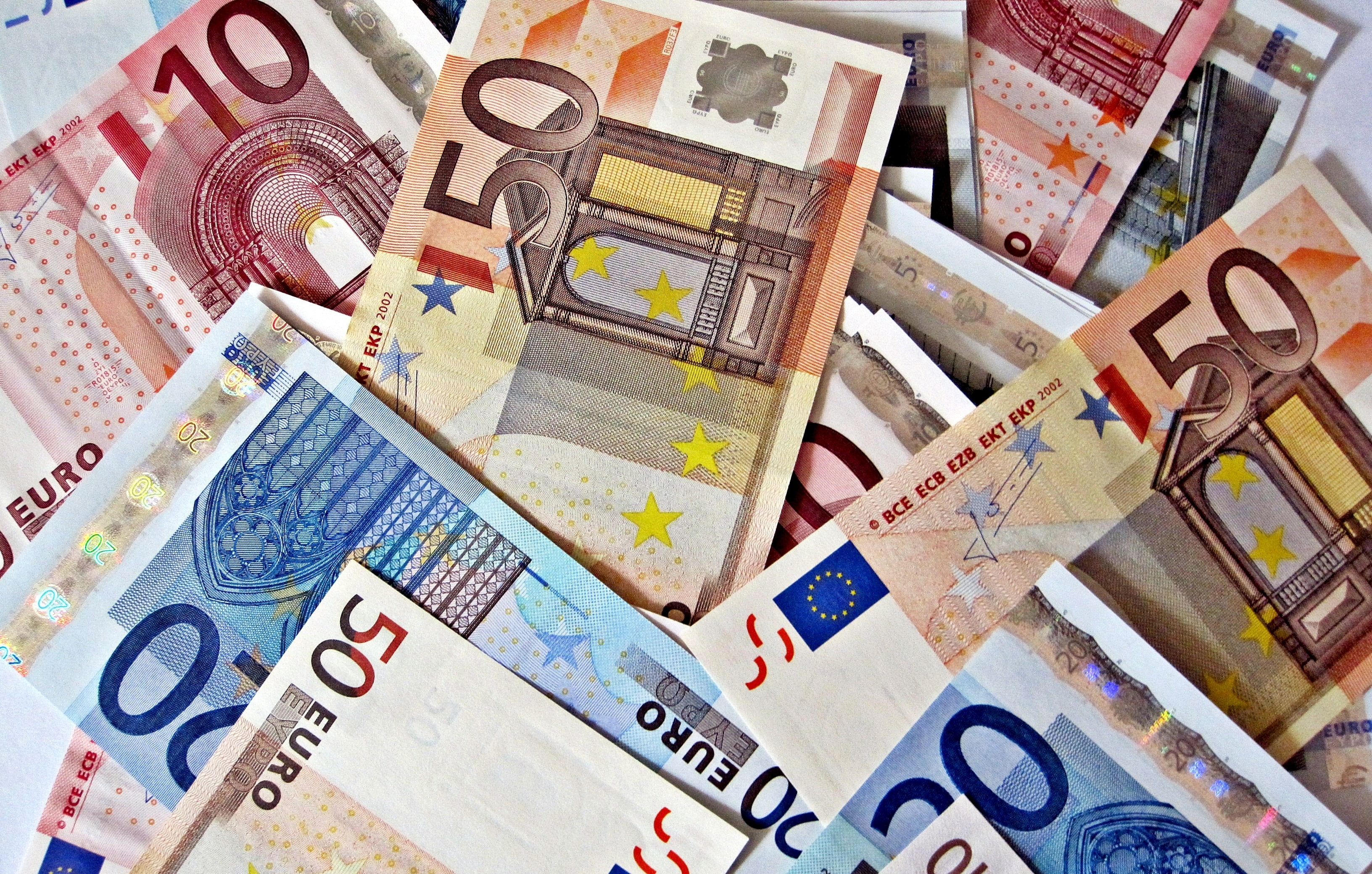Currency, variation, denomination, wealth, european Currency, banknotes, Euro, banking, backgrounds, heap, 2K, european Union Euro Note, Money, exchange Rate, HD Wallpaper