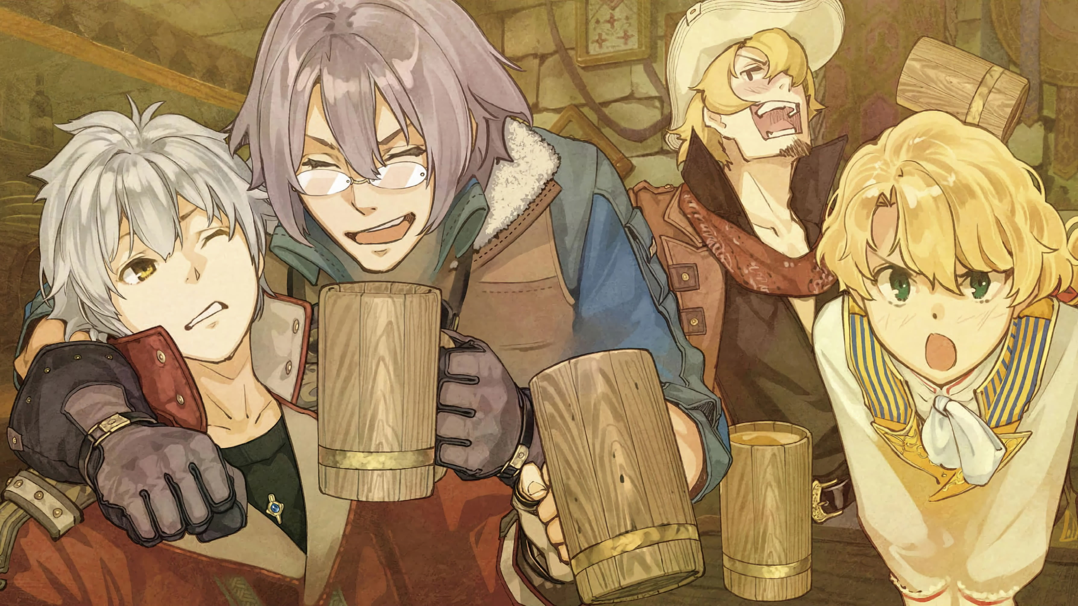 food, anime, 2K, Atelier Escha and Logy: Alchemists of the Dusk Sky, Atelier, anime boys, HD Wallpaper
