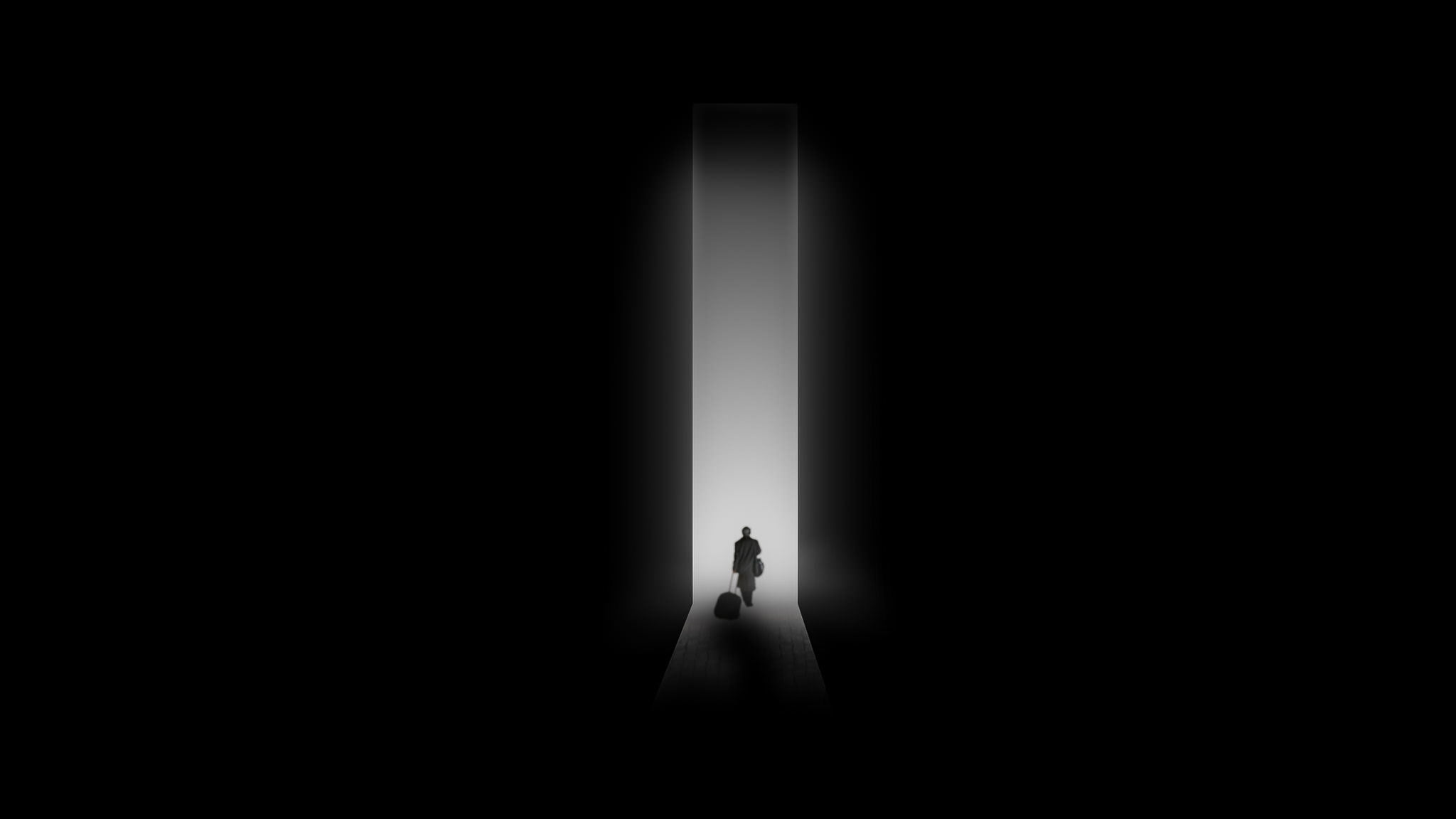 dark, god, unrecognizable person, darkness, built structure, architecture, jesus Christ, adult, walking, light at the end of the tunnel, christianity, human body part, HD Wallpaper