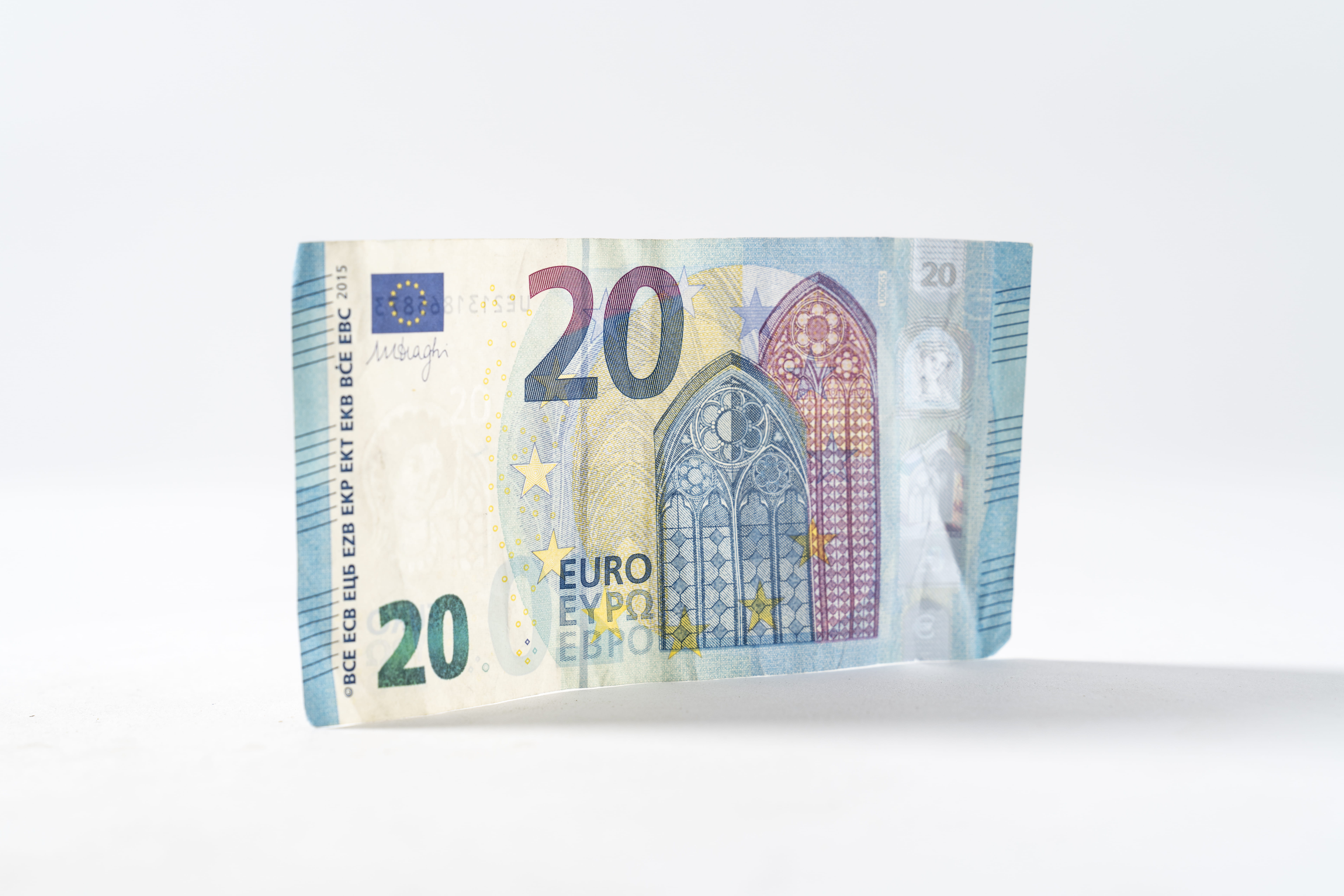 euro, savings, white background, studio shot, paper, exchange rate, banknote, investment, consumerism, no people, currency, abundance, finance, cut out, HD Wallpaper