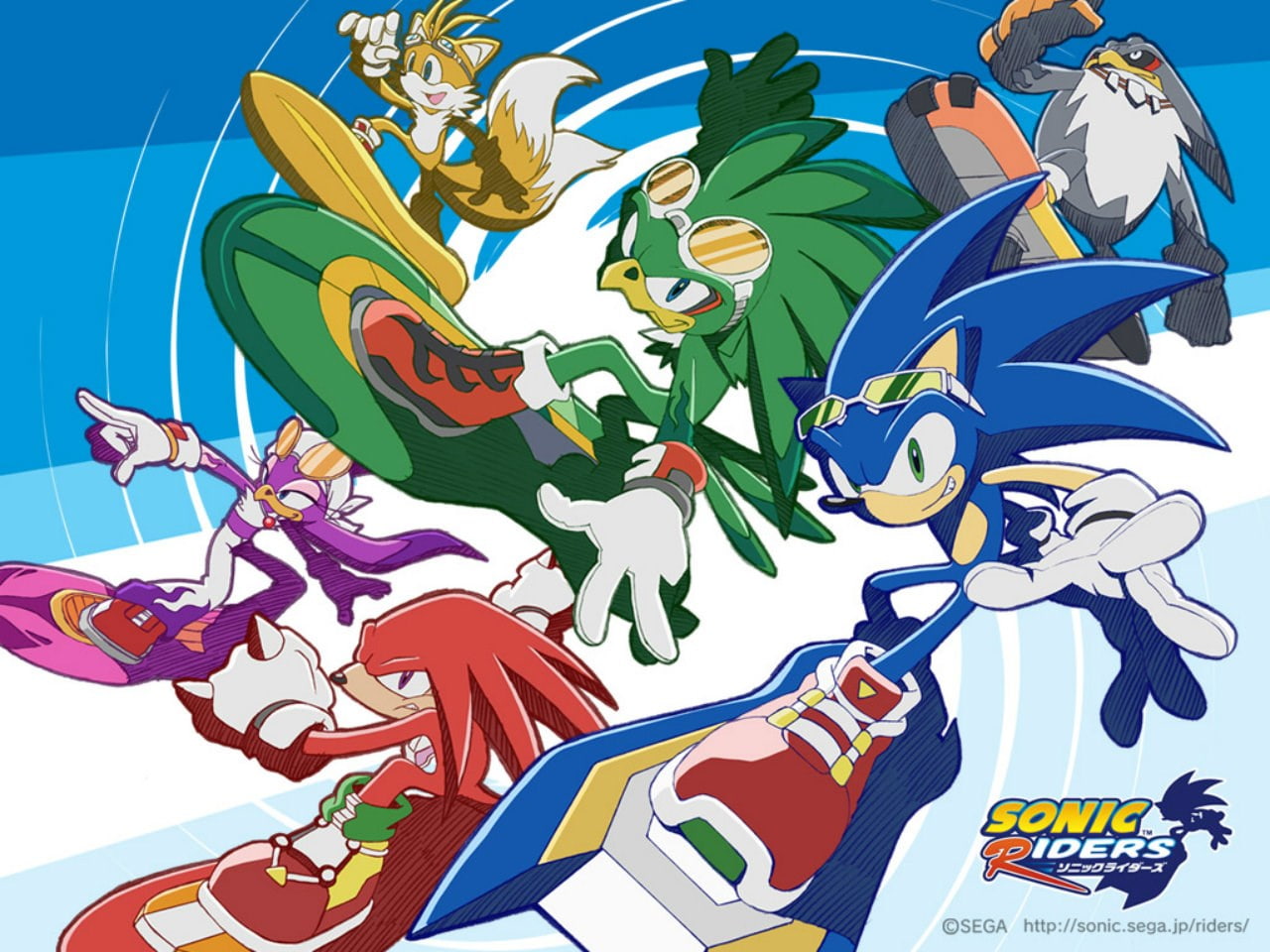 720P, sonic riders, HD Wallpaper