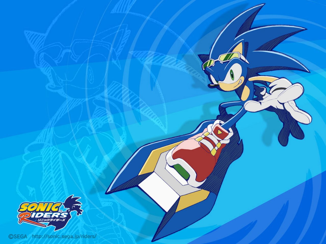 720P, Sonic, Sonic Riders, HD Wallpaper