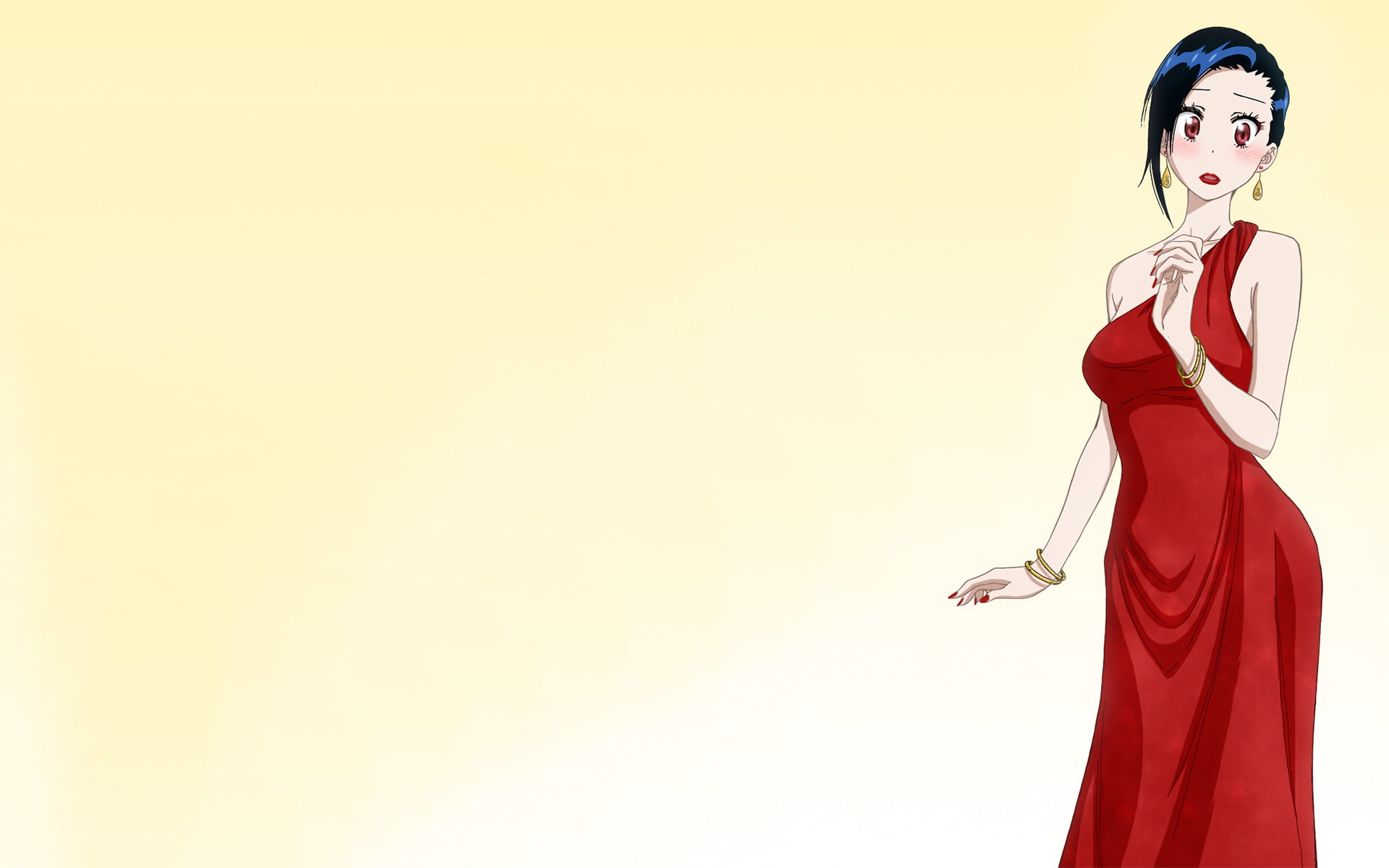 Anime, Seishirou Tsugumi, Dress, Red Dress, Girl, Nisekoi, 1080P, HD Wallpaper