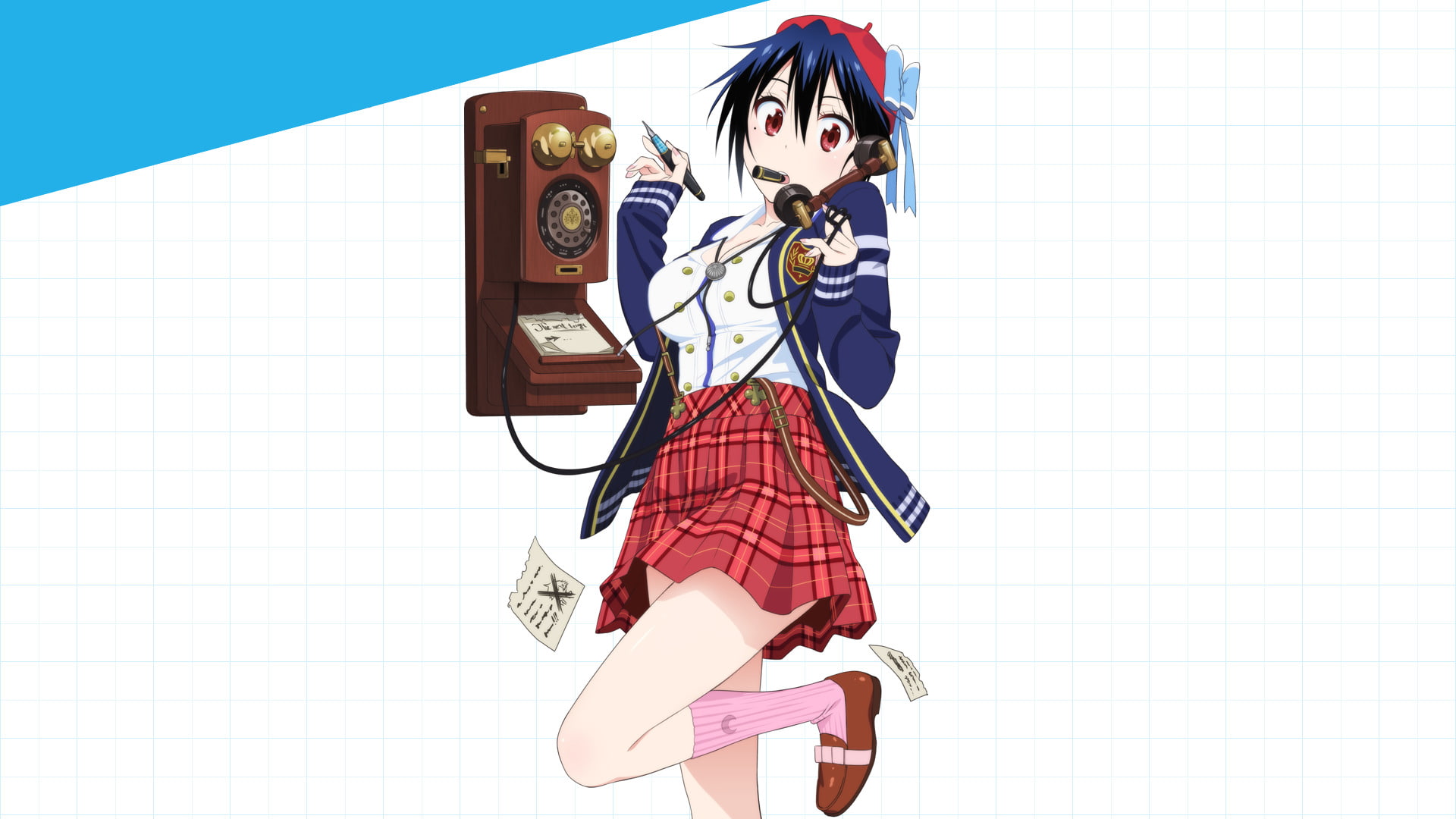 Seishirou Tsugumi, Anime, 1080P, Nisekoi, HD Wallpaper