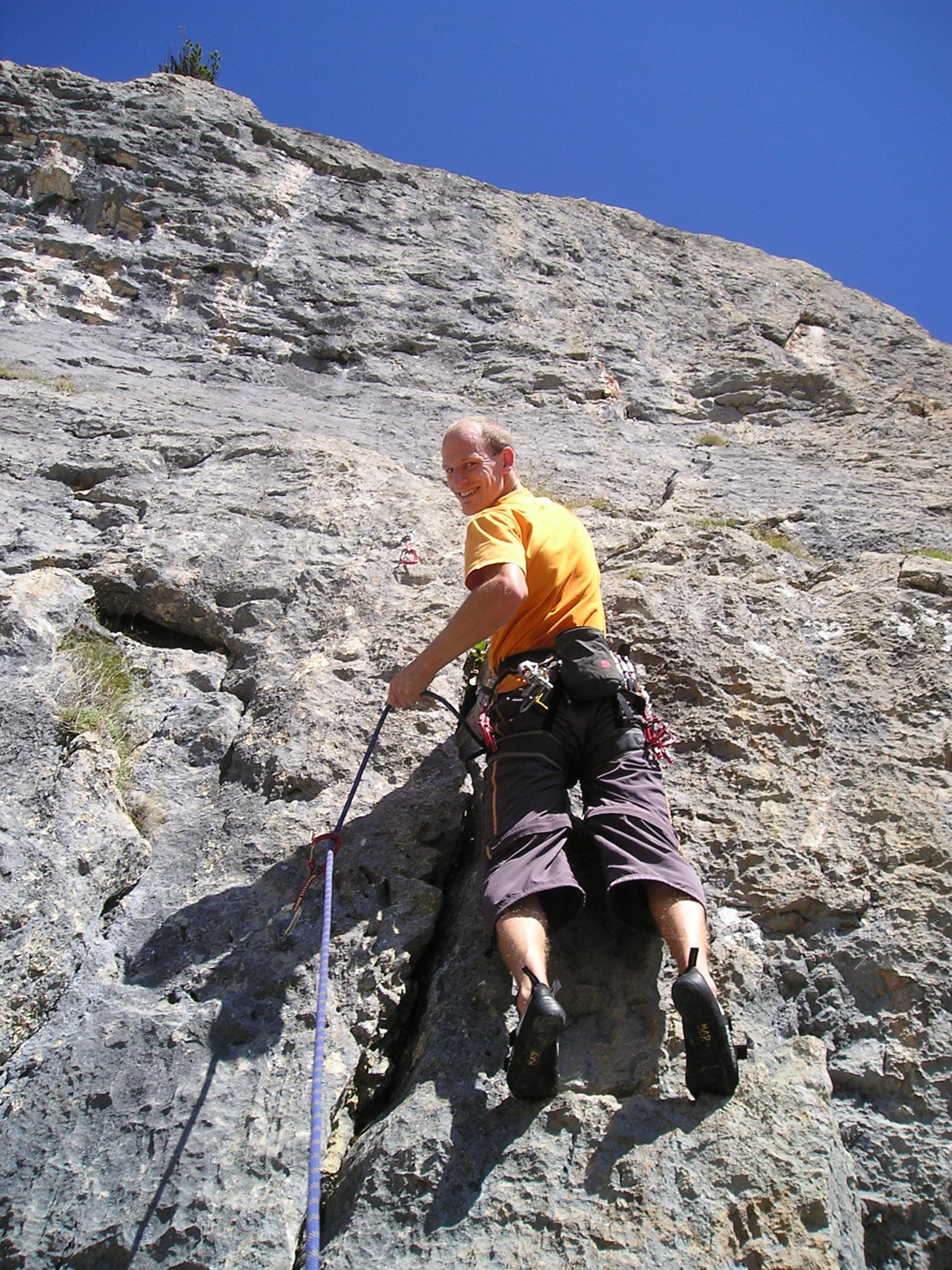 rope up, Rock, outdoors, 1080P, adventure, leisure activity, activity, climbing, one man only, extreme sports, climb, one person, day, Climber, climbing rope, Phone HD Wallpaper