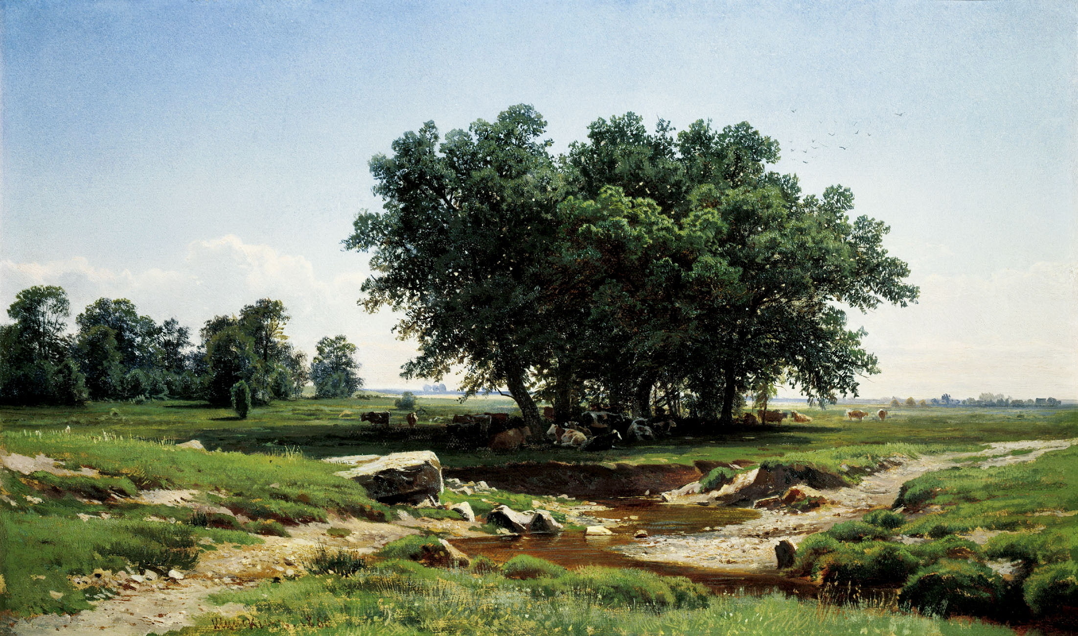 In the shadows, Shishkin, picture, 1080P, HD Wallpaper