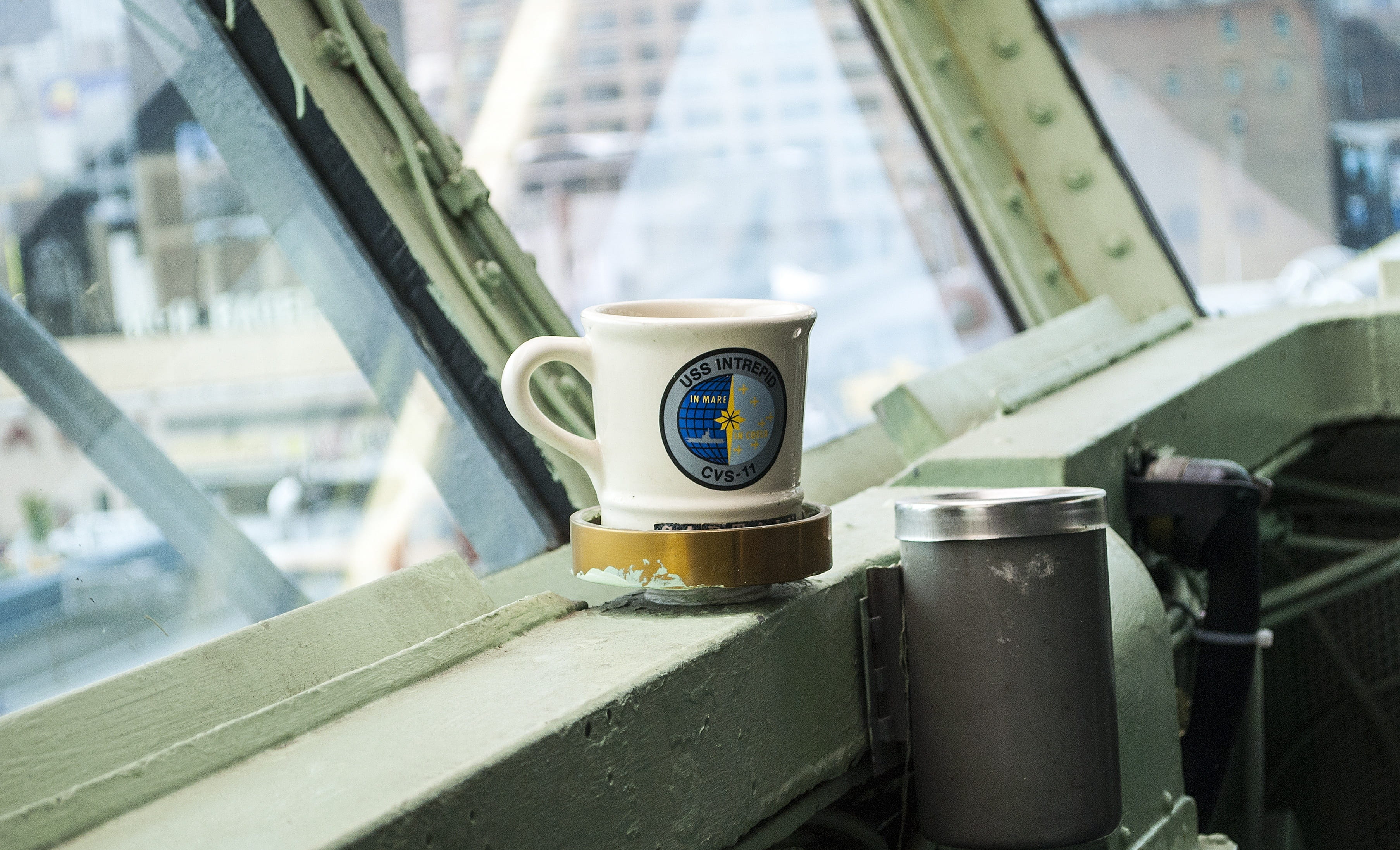 transparent, metal, day, built structure, aircraft carriers, no people, fleet, still life, connection, bridge, nature, uss intrepid, window, focus on foreground, HD Wallpaper