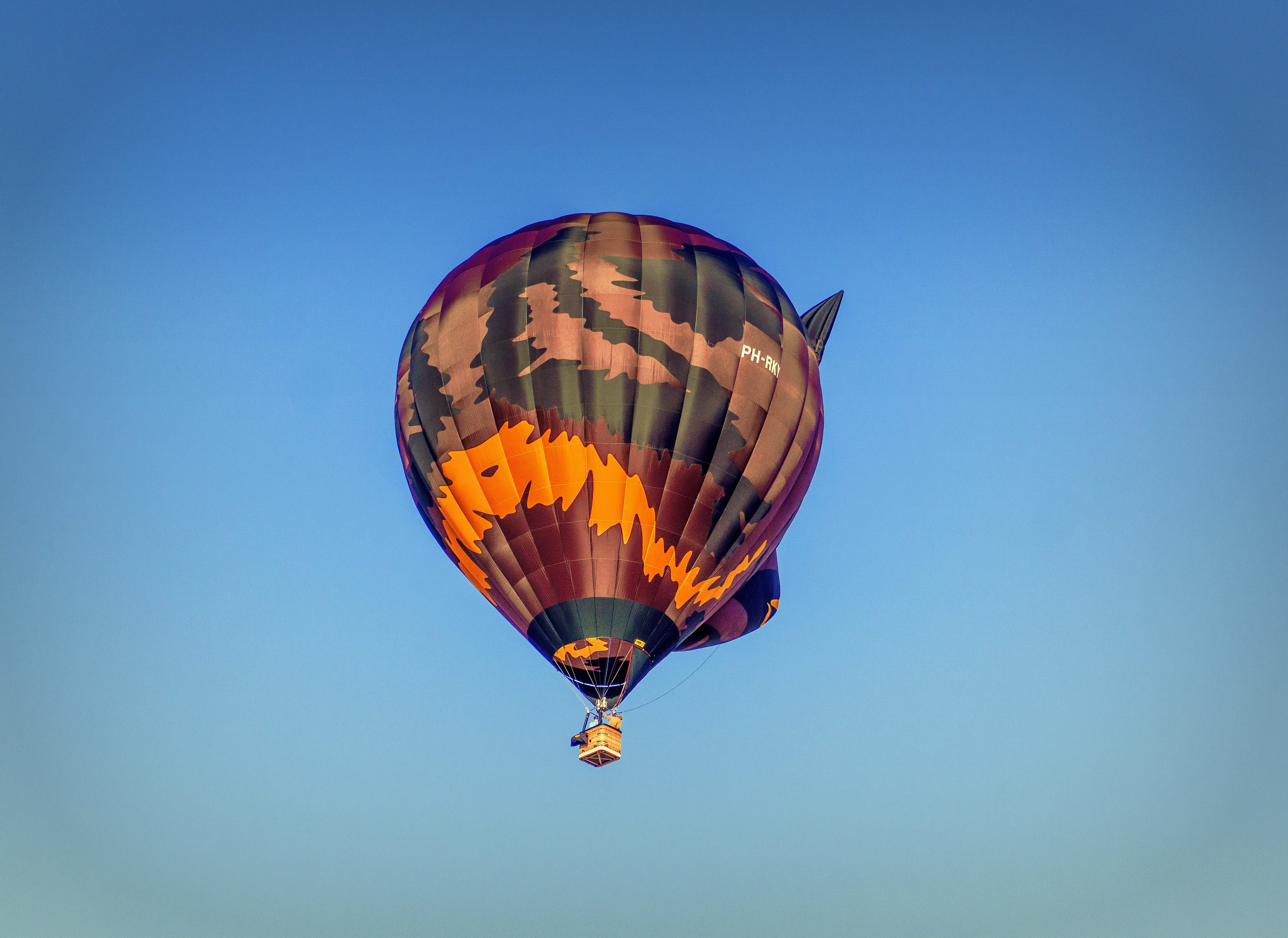 mid-air, extreme sports, fly, balloon, air vehicle, emotions, ballooning festival, day, aerostatic, emotion, celebrate, sky, parachute, transportation, HD Wallpaper