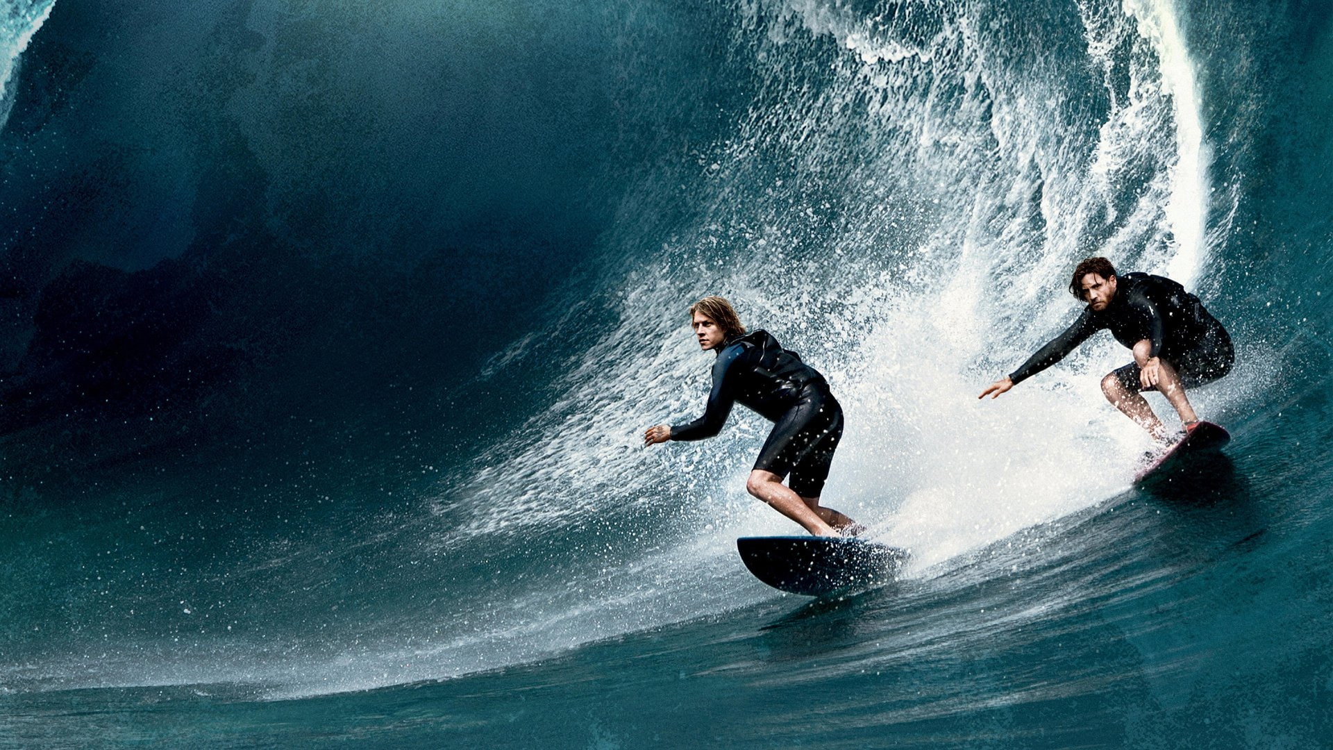 Johnny Utah, 1080P, Edgar Ramírez, Bodhi (Point Break), Surfing, Movie, Luke Bracey, Point Break (2015), HD Wallpaper