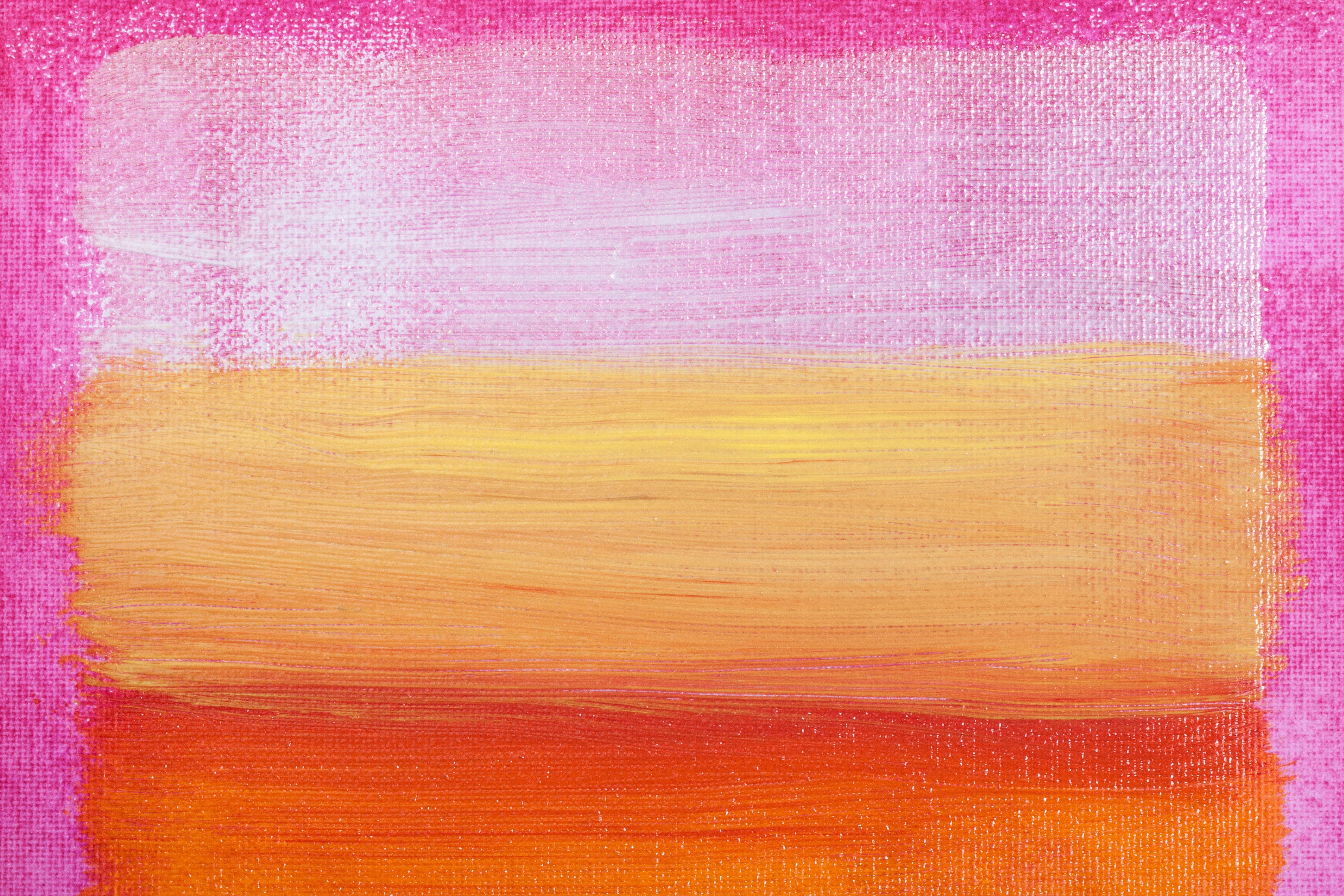 pattern, image, pink, color field painting, arts culture and entertainment, 4K, orange color, creativity, art and craft, colors, textured effect, watercolor Painting, HD Wallpaper