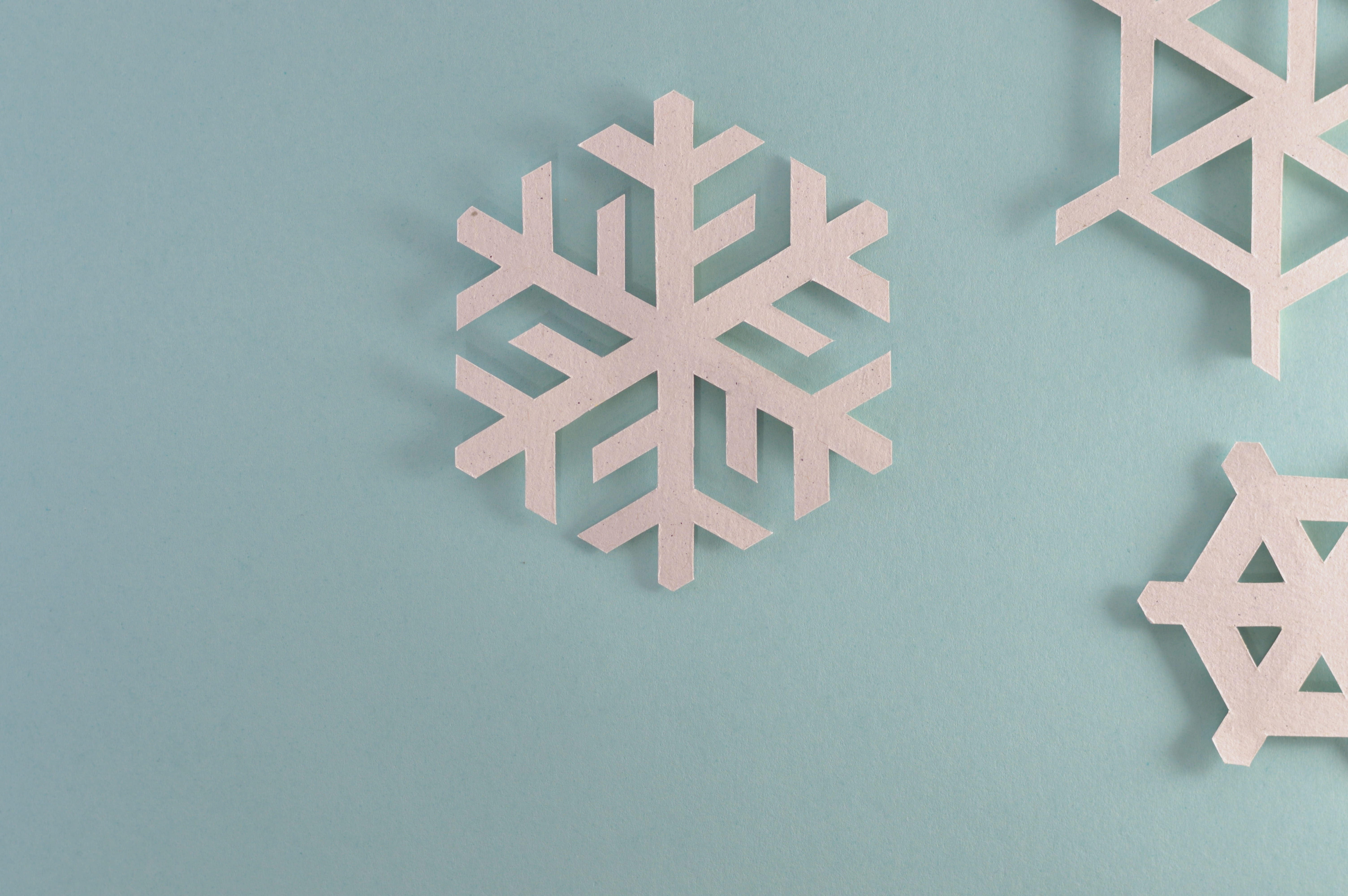 decoration, snow, studio shot, congratulation, large group of objects, colored background, white, background, merry christmas, white winter, season, wall, HD Wallpaper