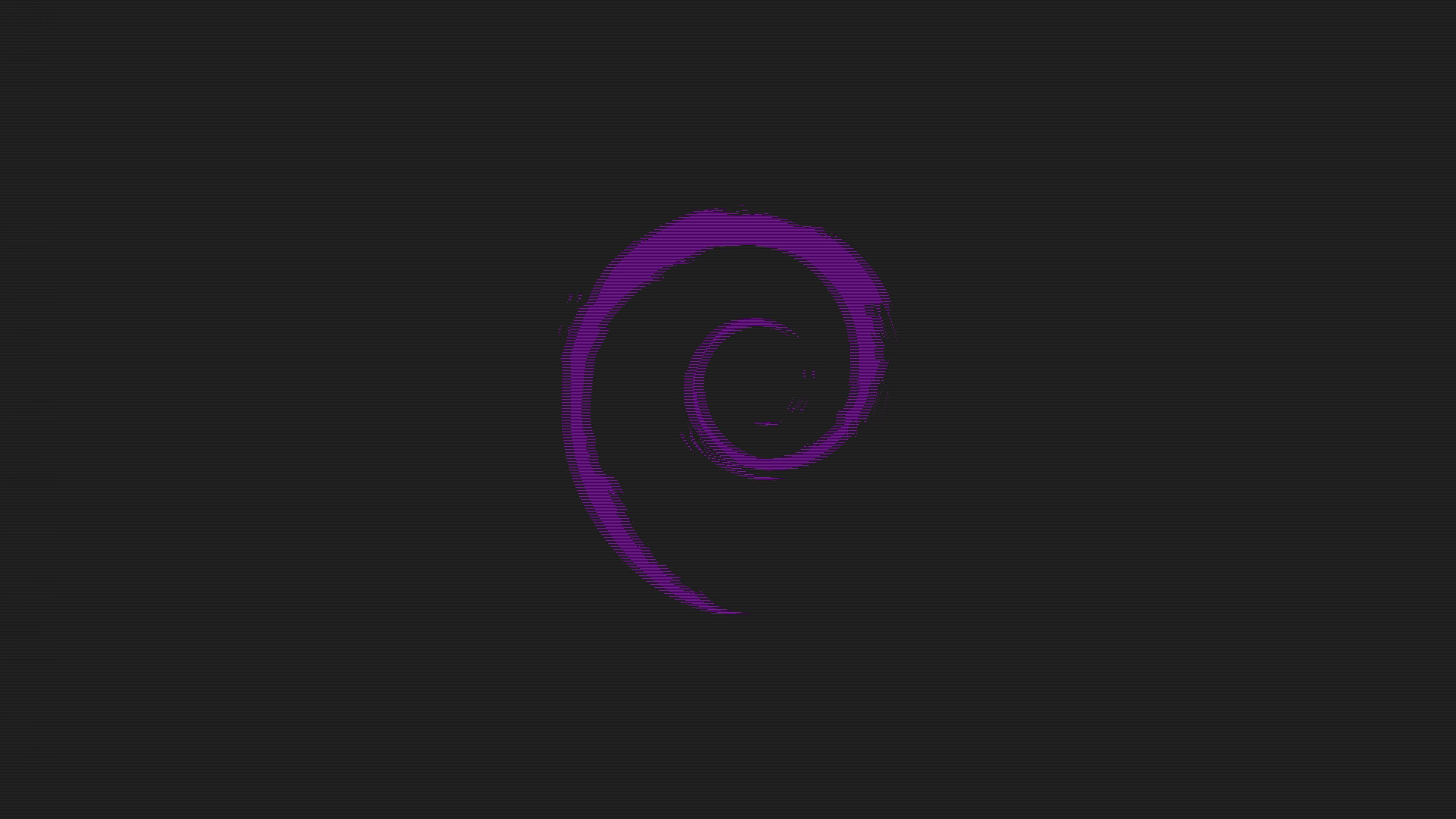 minimalism, Linux, GNU, Software, 4K, Debian, HD Wallpaper