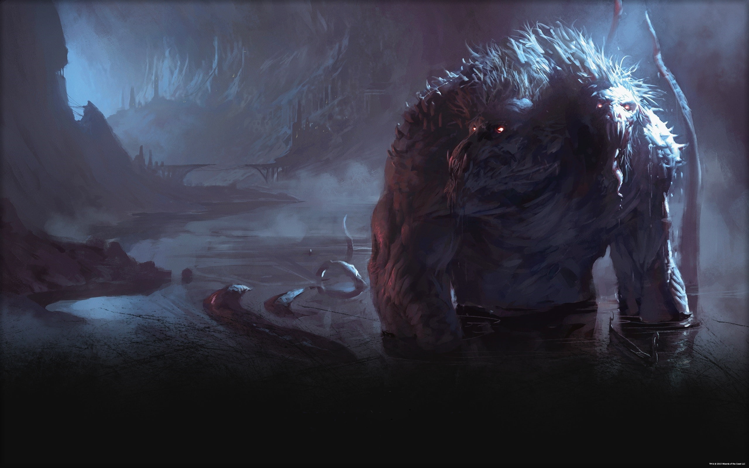 fantasy, x, 2K, dungeons, amp, 2560x1600 px, fantasy art, hd, dragons, technology, linux, Dungeons and Dragons, art, artwork, px, HD Wallpaper