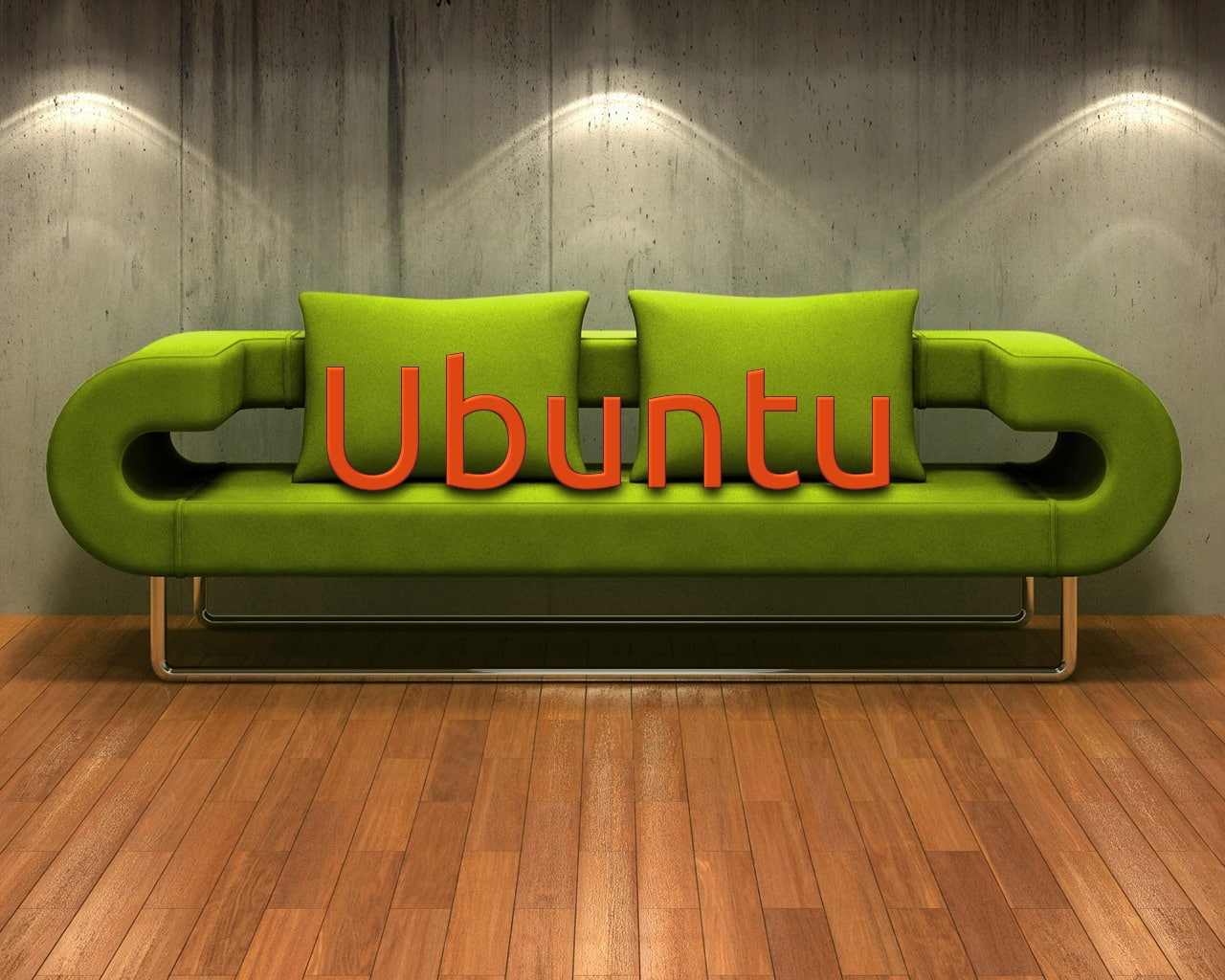 Ubuntu, technology, hd, 720P, linux, couch, art, HD Wallpaper
