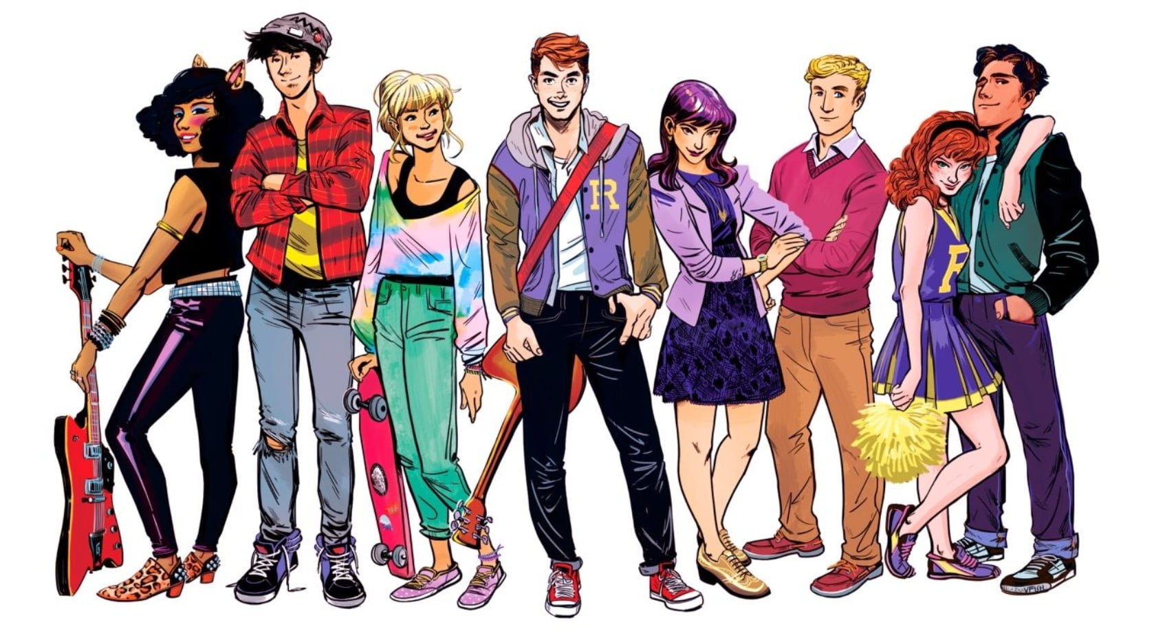 retro theme, Archie Comics, 720P, riverdale, HD Wallpaper