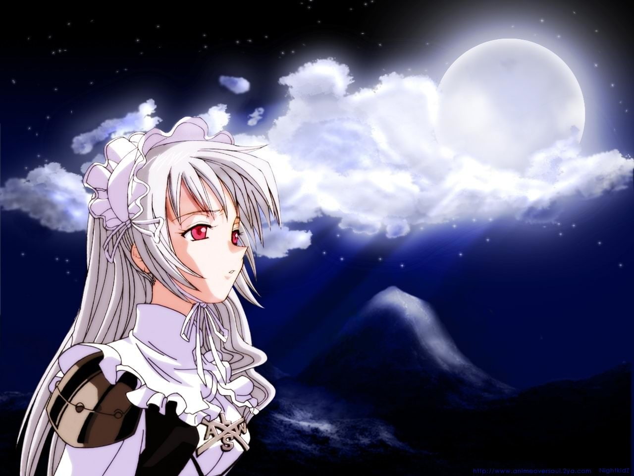 sky, cloud - sky, outdoors, night, representation, art and craft, Shaman King, creativity, male likeness, digital composite, human representation, Anime, HD Wallpaper