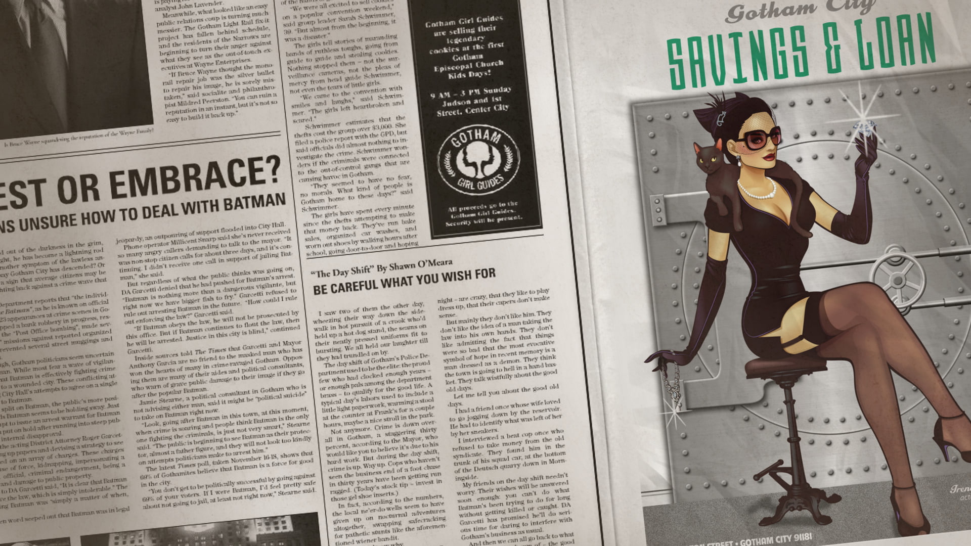 DC Bombshells, Comics, Catwoman, 1080P, HD Wallpaper